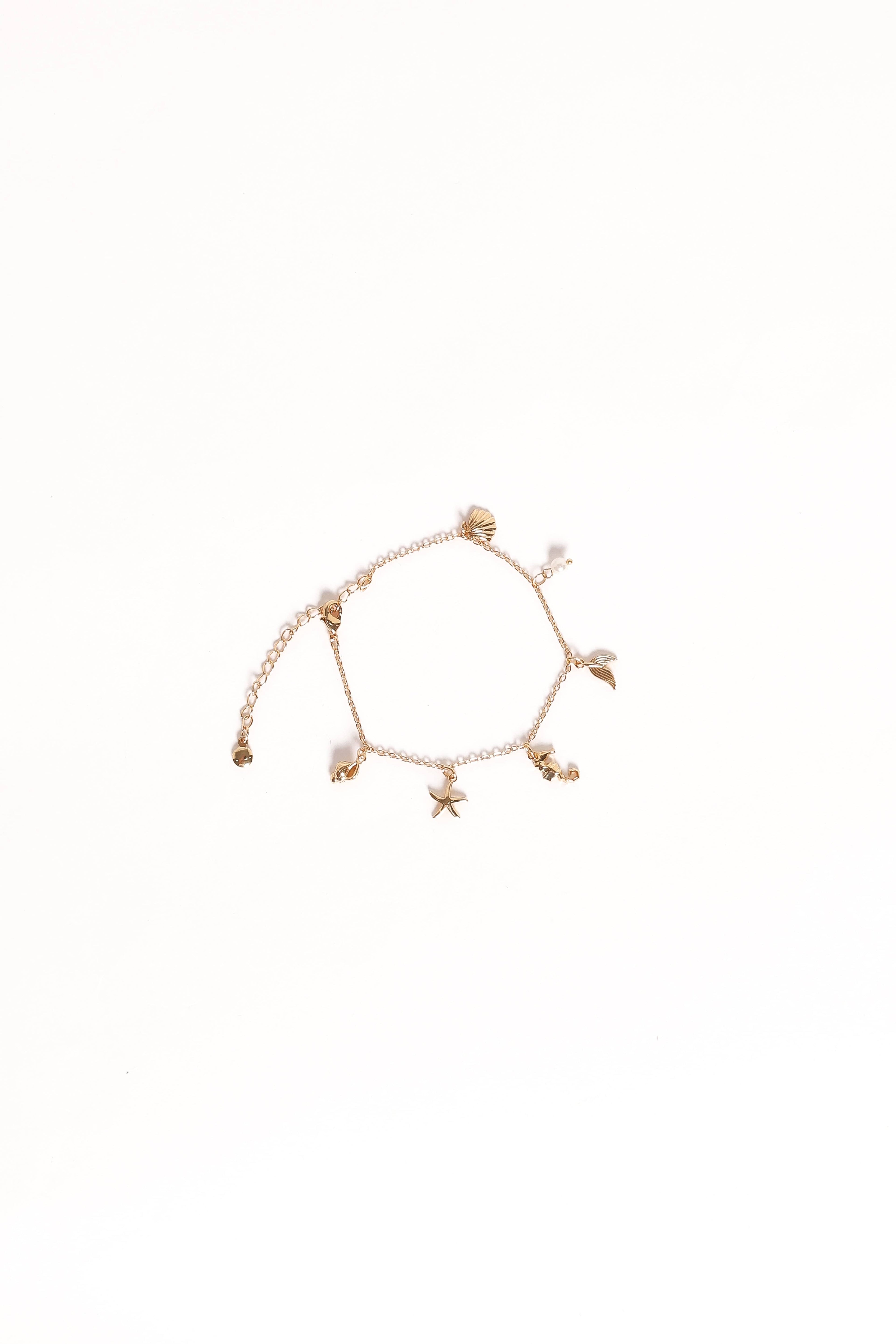 Alex Charm Bracelet - Gold
