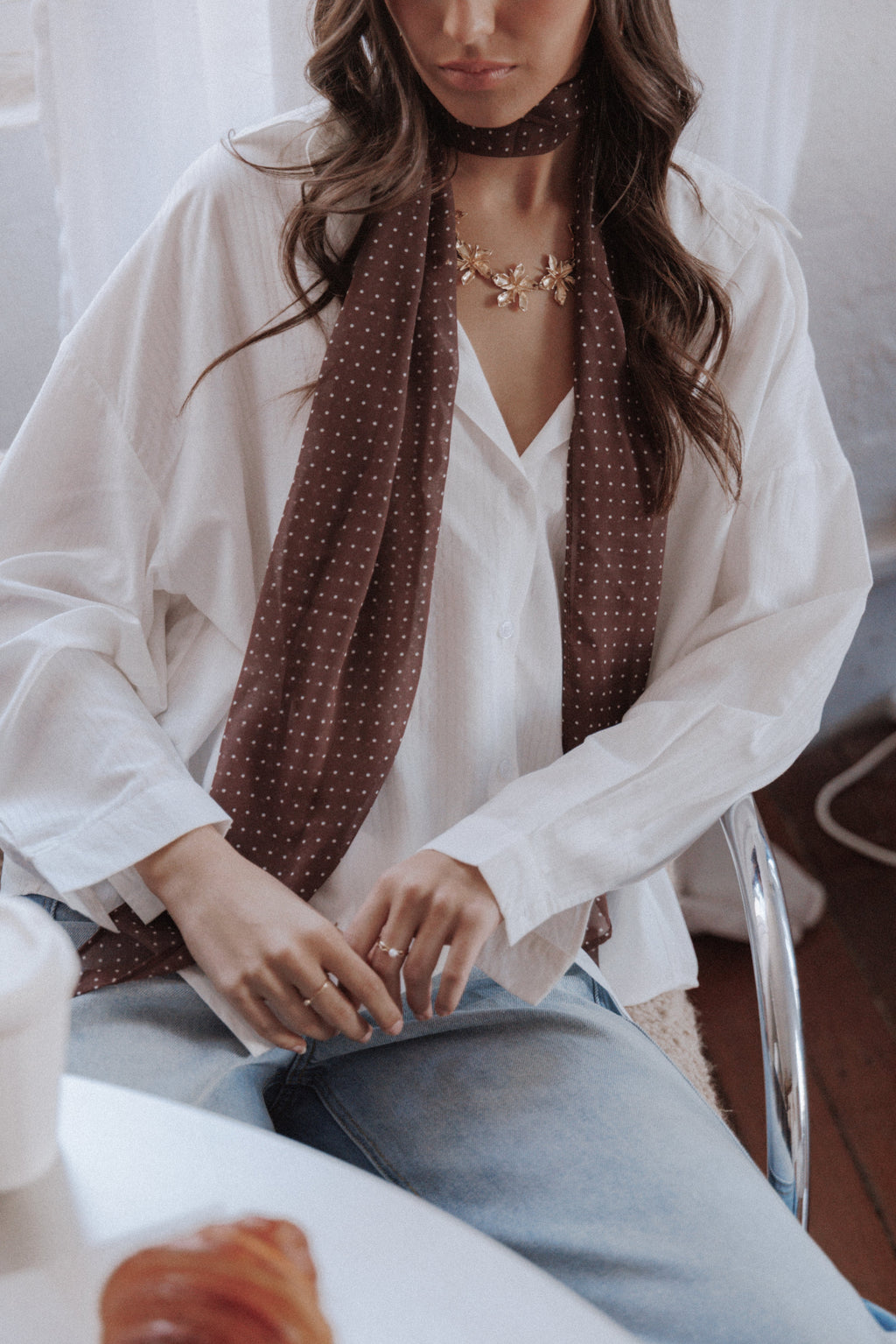 Amber Scarf - Brown
