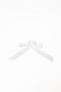 Cass Bow Scrunchie - White