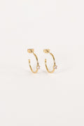 Damie Hoop Earrings - Gold