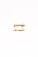 Diana 2 Pack Hair Clips - Diamante