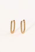 Fabian Hoop Earrings - Gold