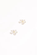 Gisella Flower Earrings - White
