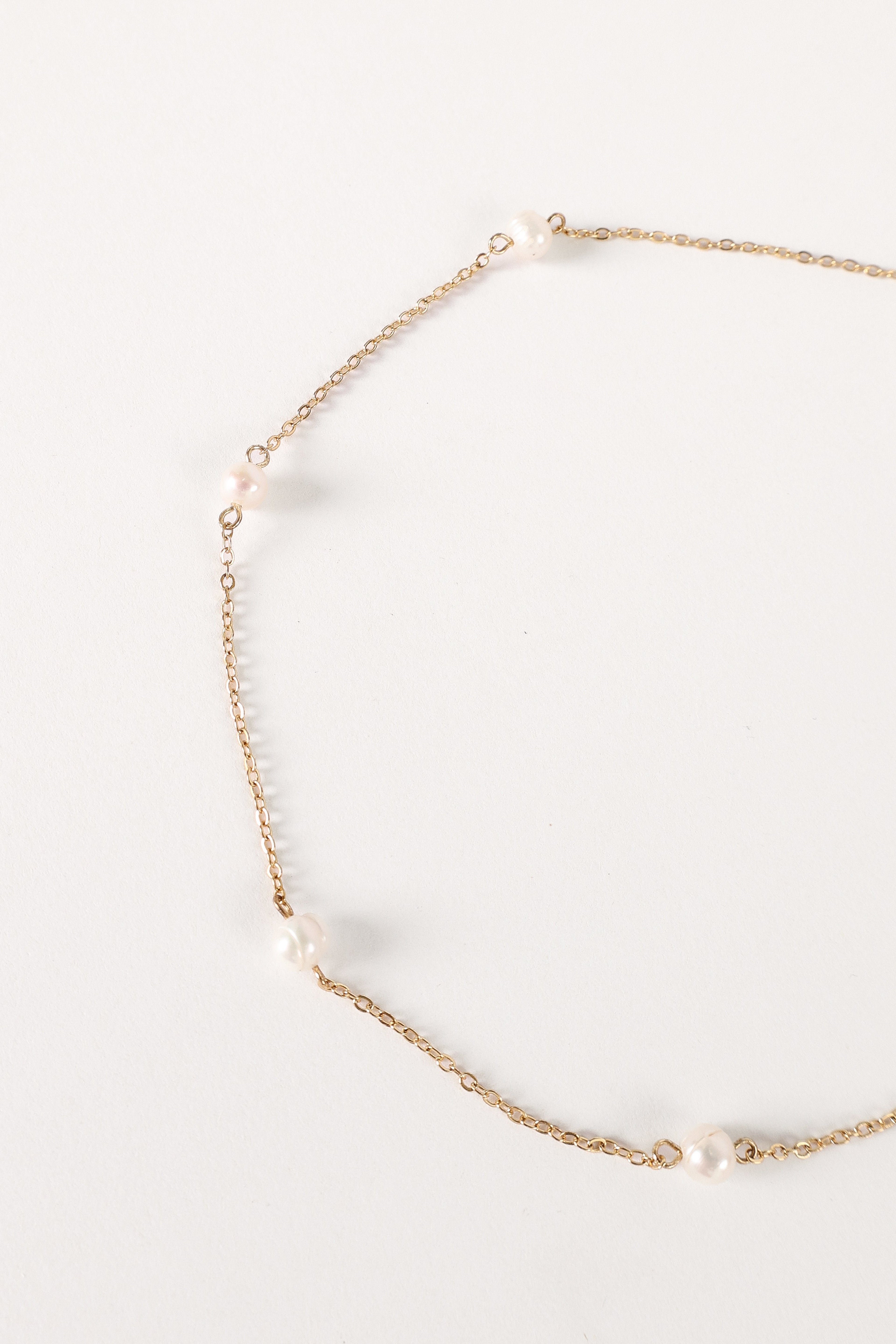 Kealy Pearl Necklace - Gold