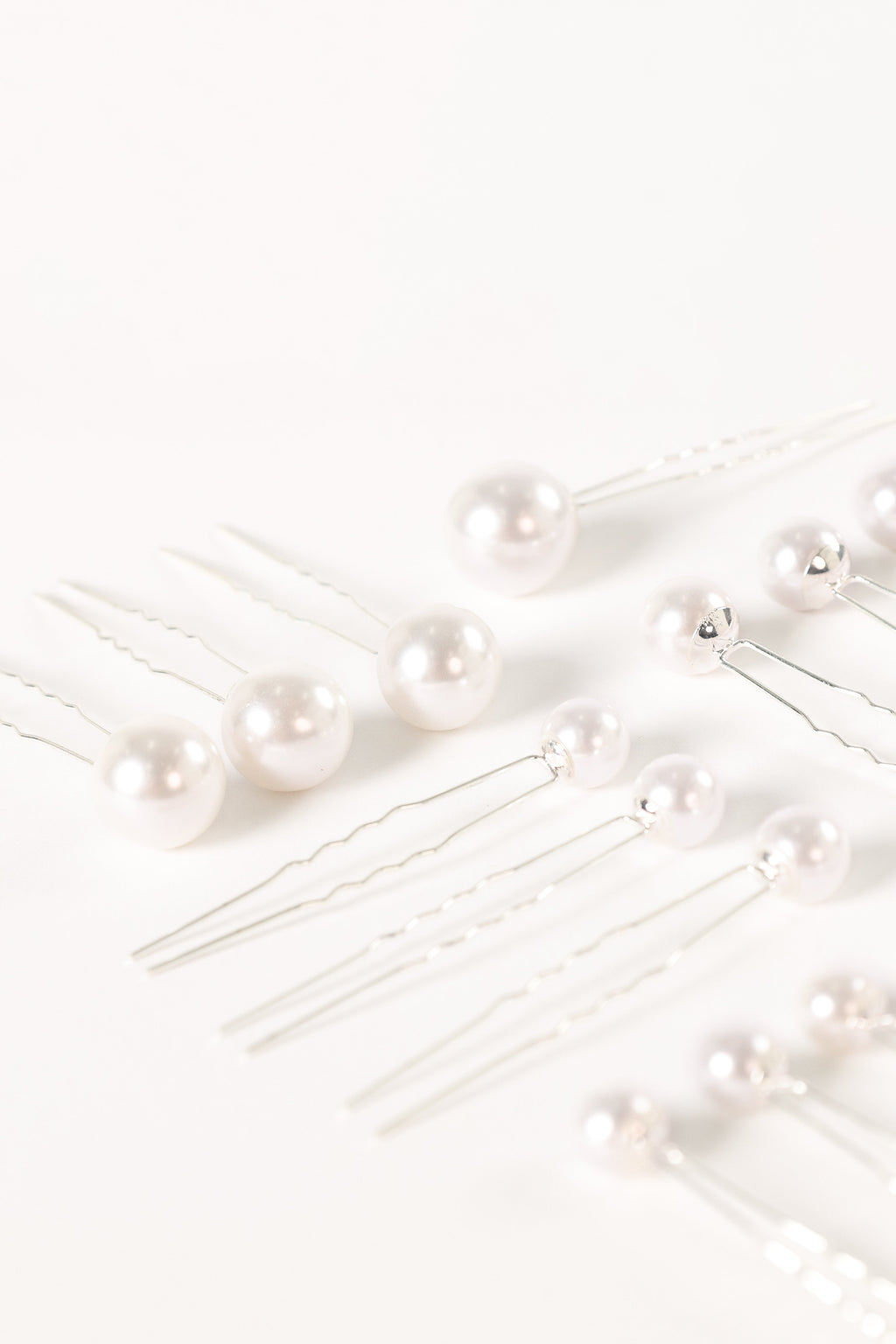 Laina Hair Pins - Pearl