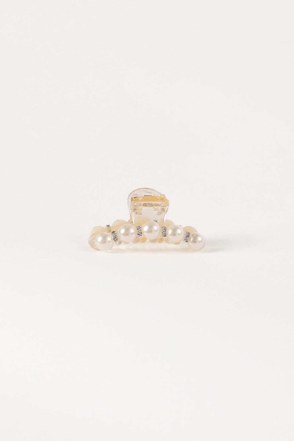 Lile Pearl Hair Clip - White
