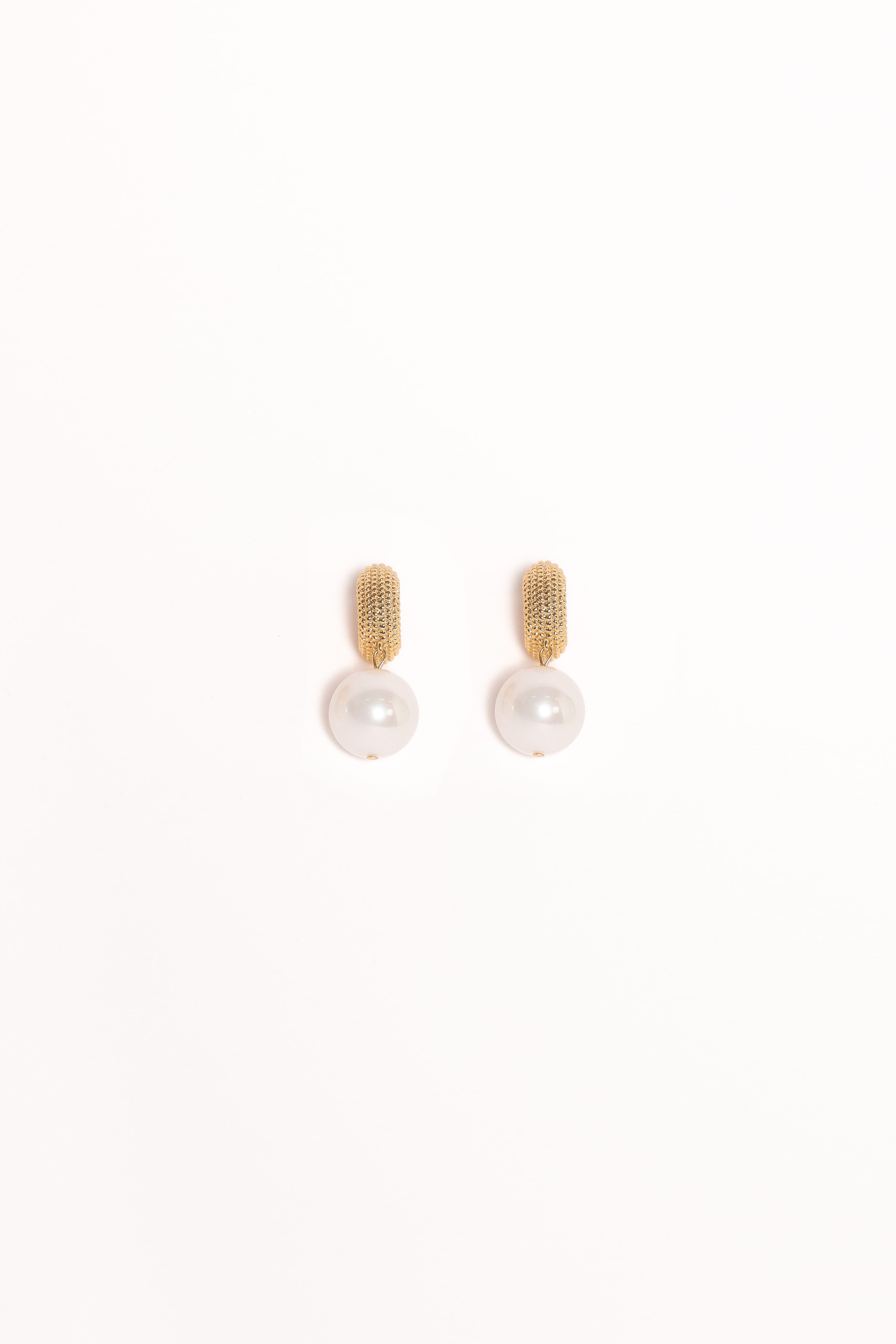 Luciana Earrings - Gold/Pearl
