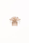 Madelaine Hair Comb - Gold/Pearl
