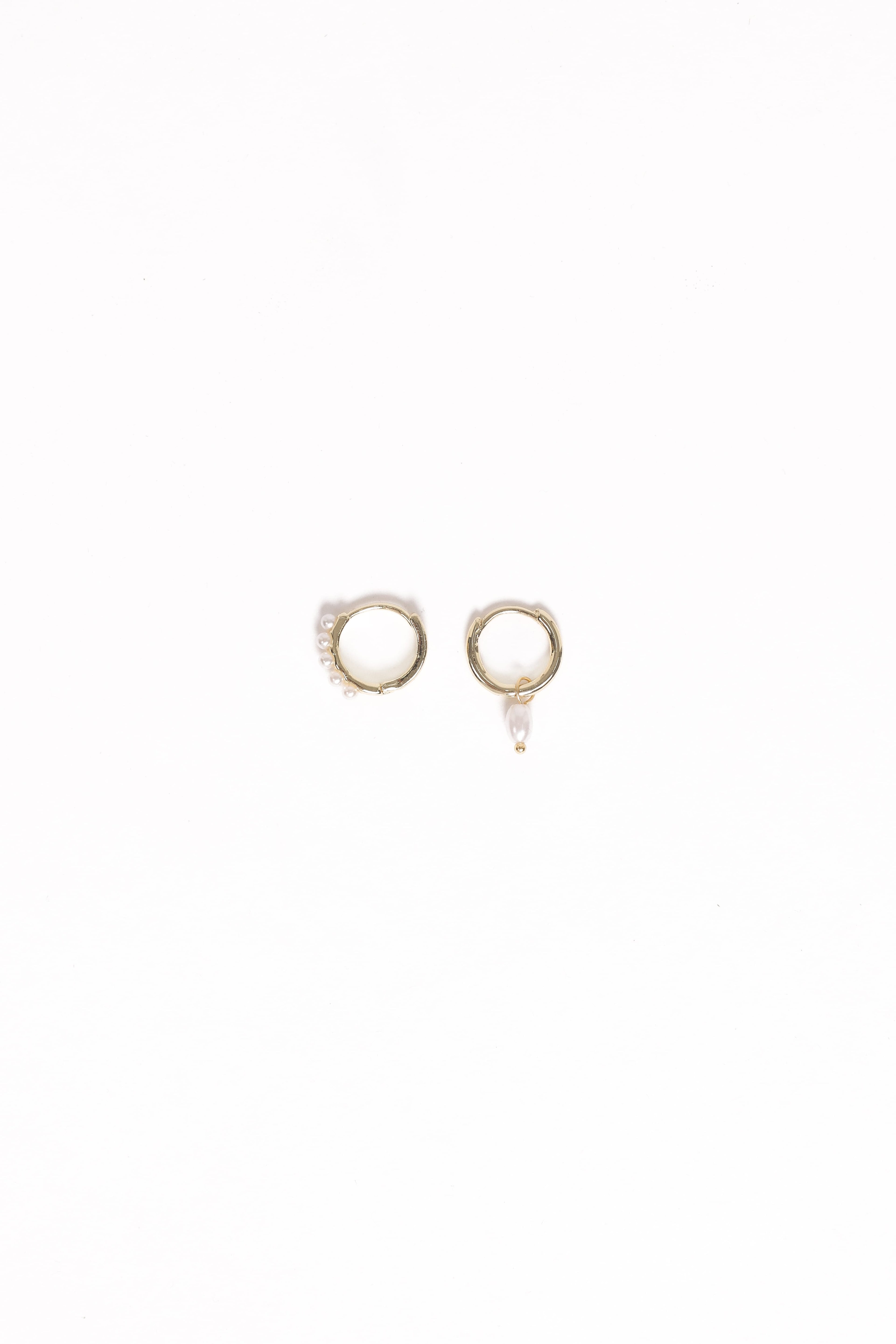 Maracuja Earring Set - Gold/Pearl