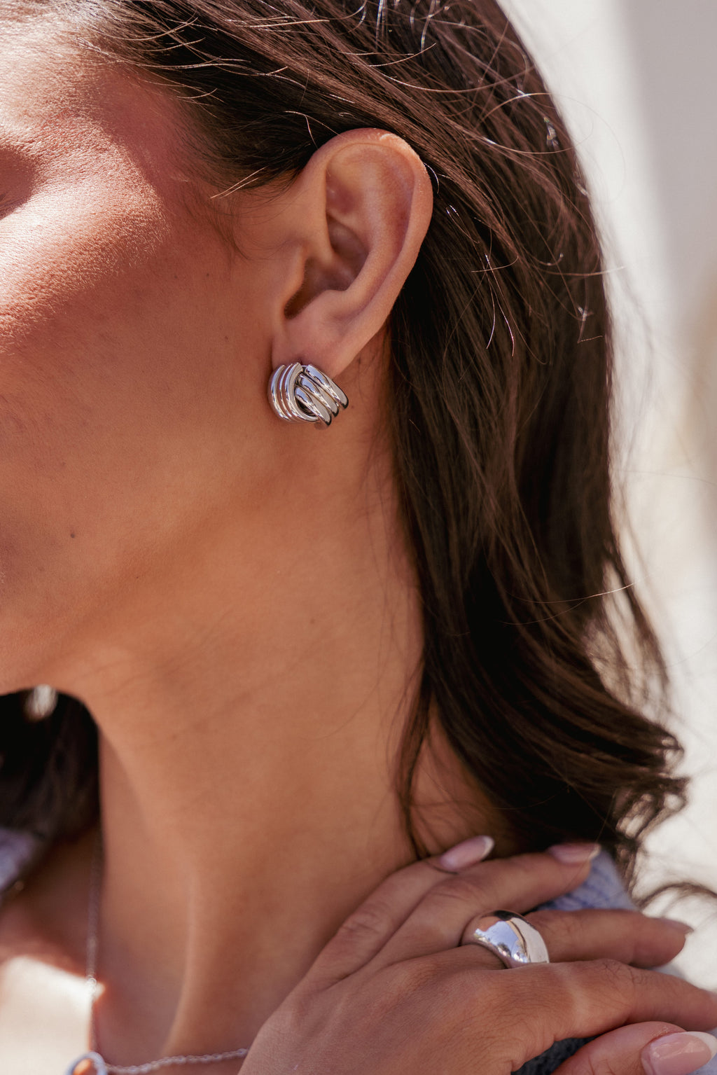 Marigold Earrings - Silver