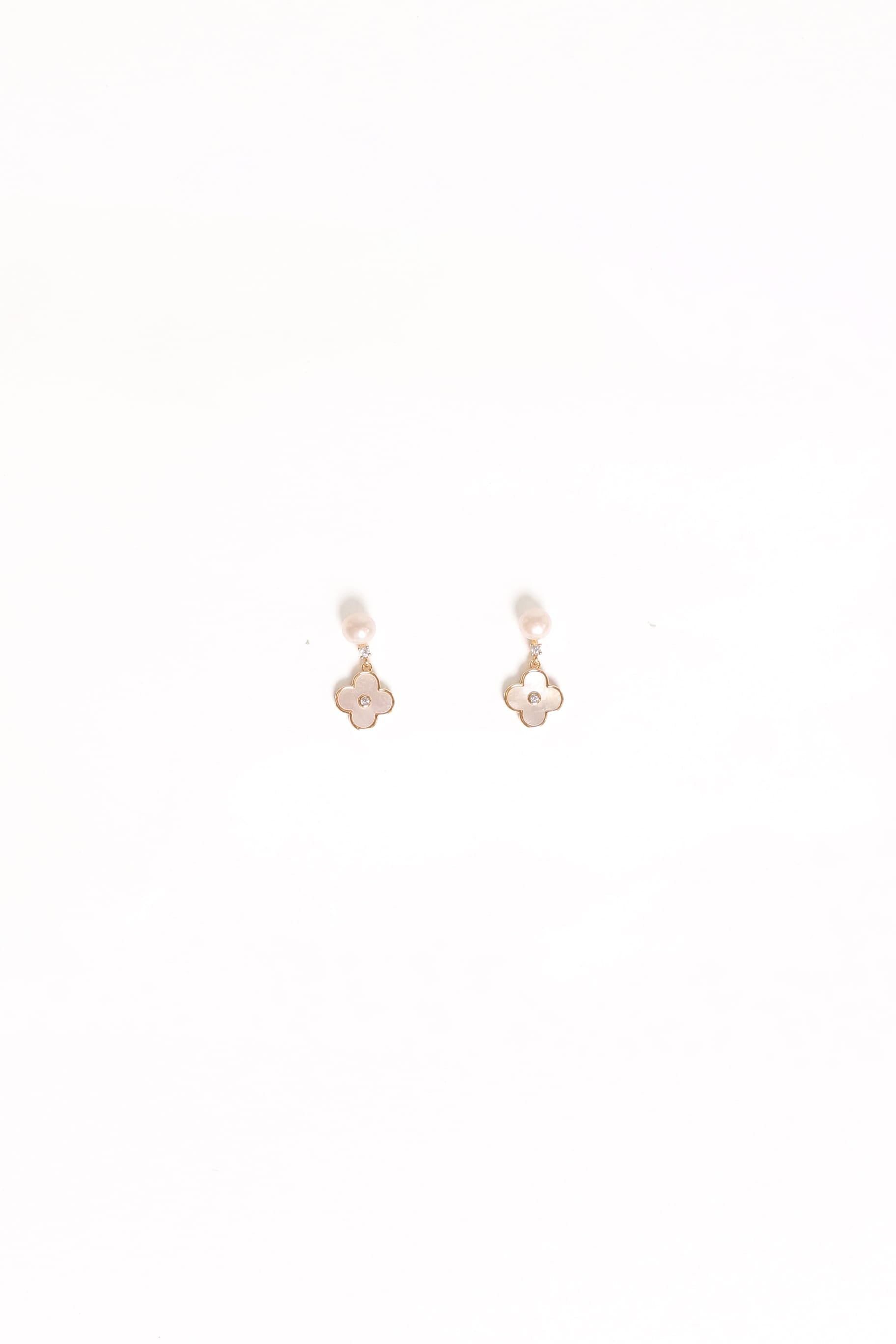 Marlowe Flower Earrings - Gold
