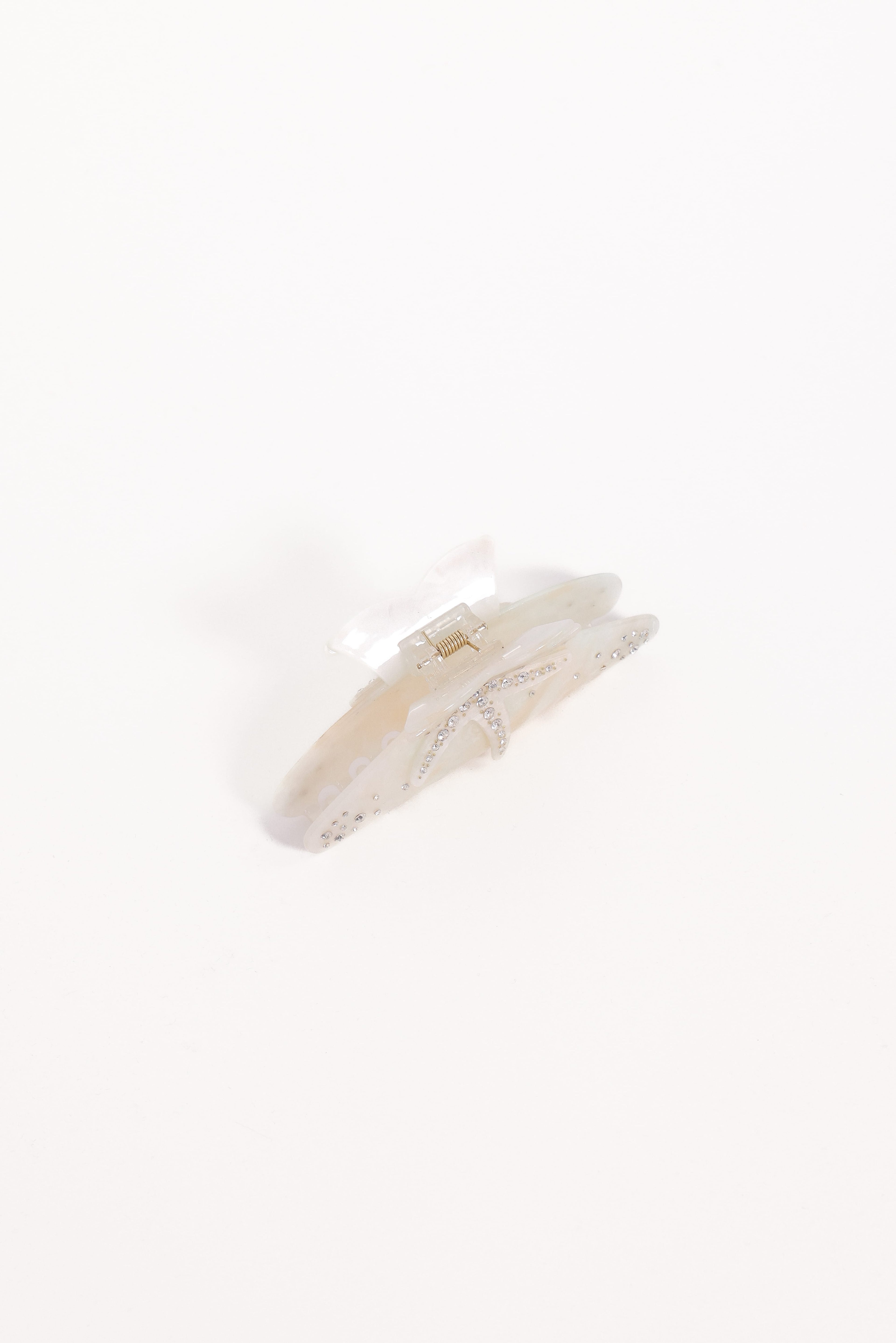 Myrtle Hair Clip - Pearl