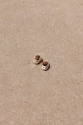 Nova Earrings - Brown/Gold