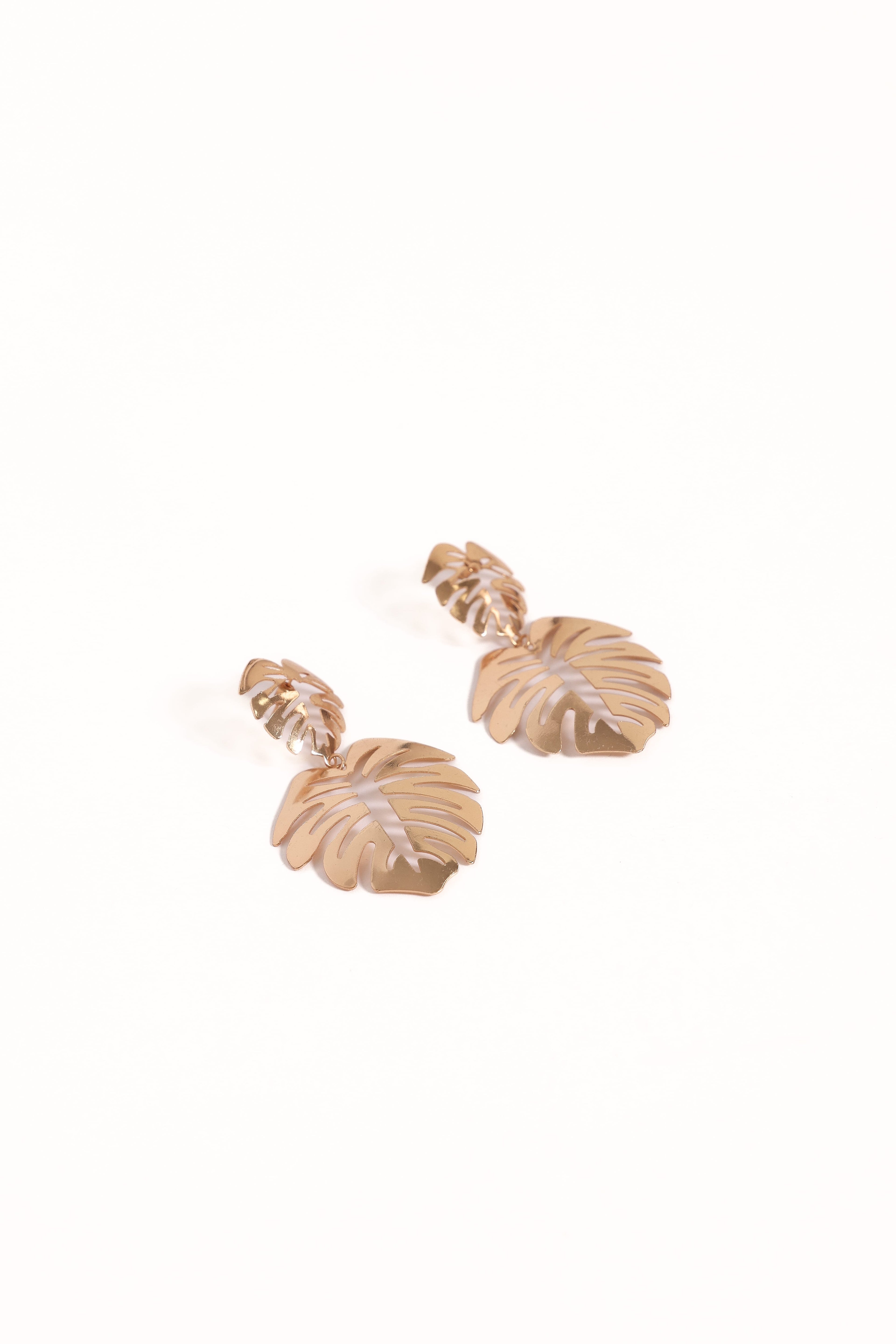 Palm Earrings - Gold
