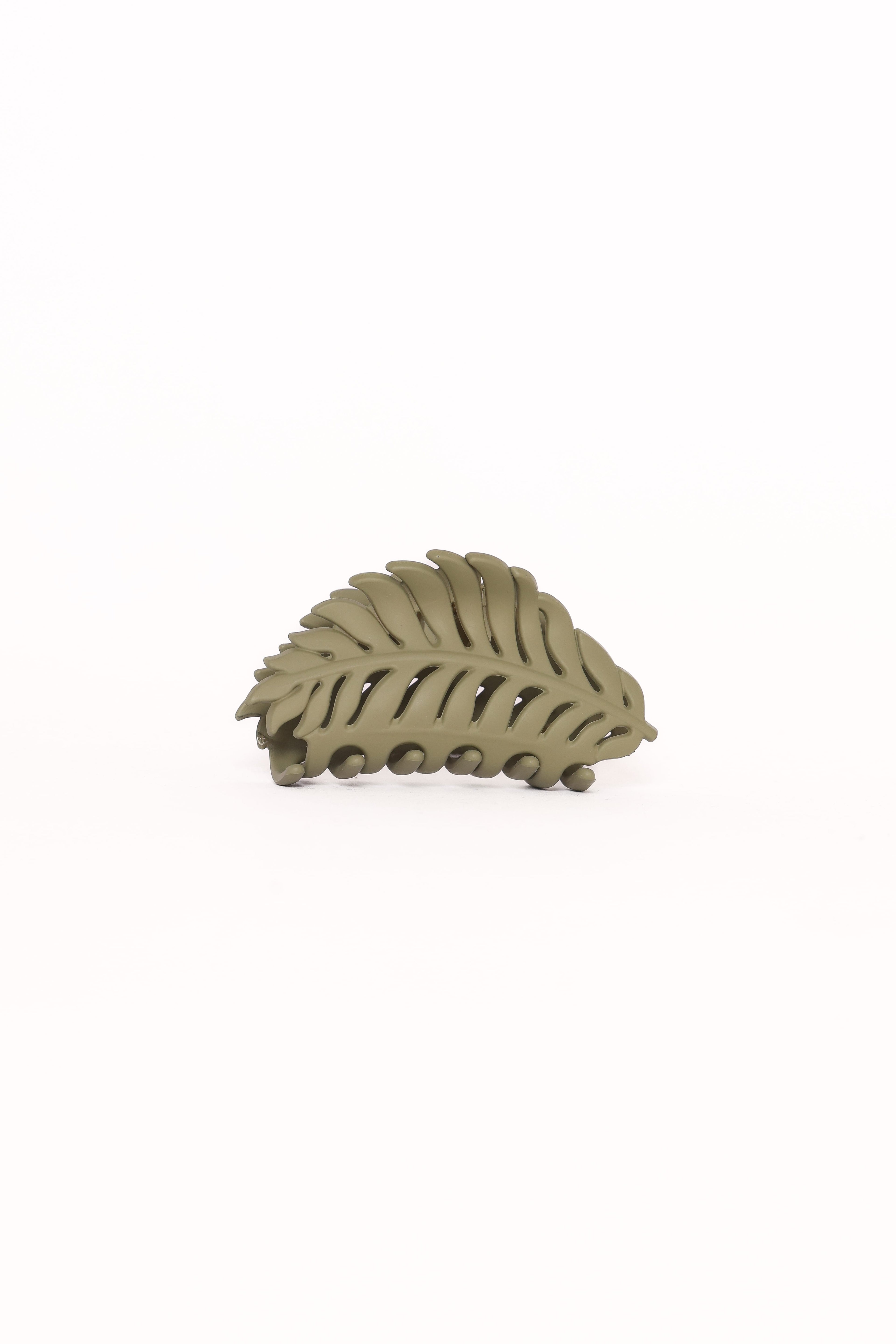Palm Hair Clip - Green