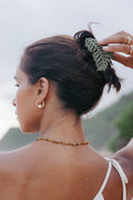 Palm Hair Clip - Green