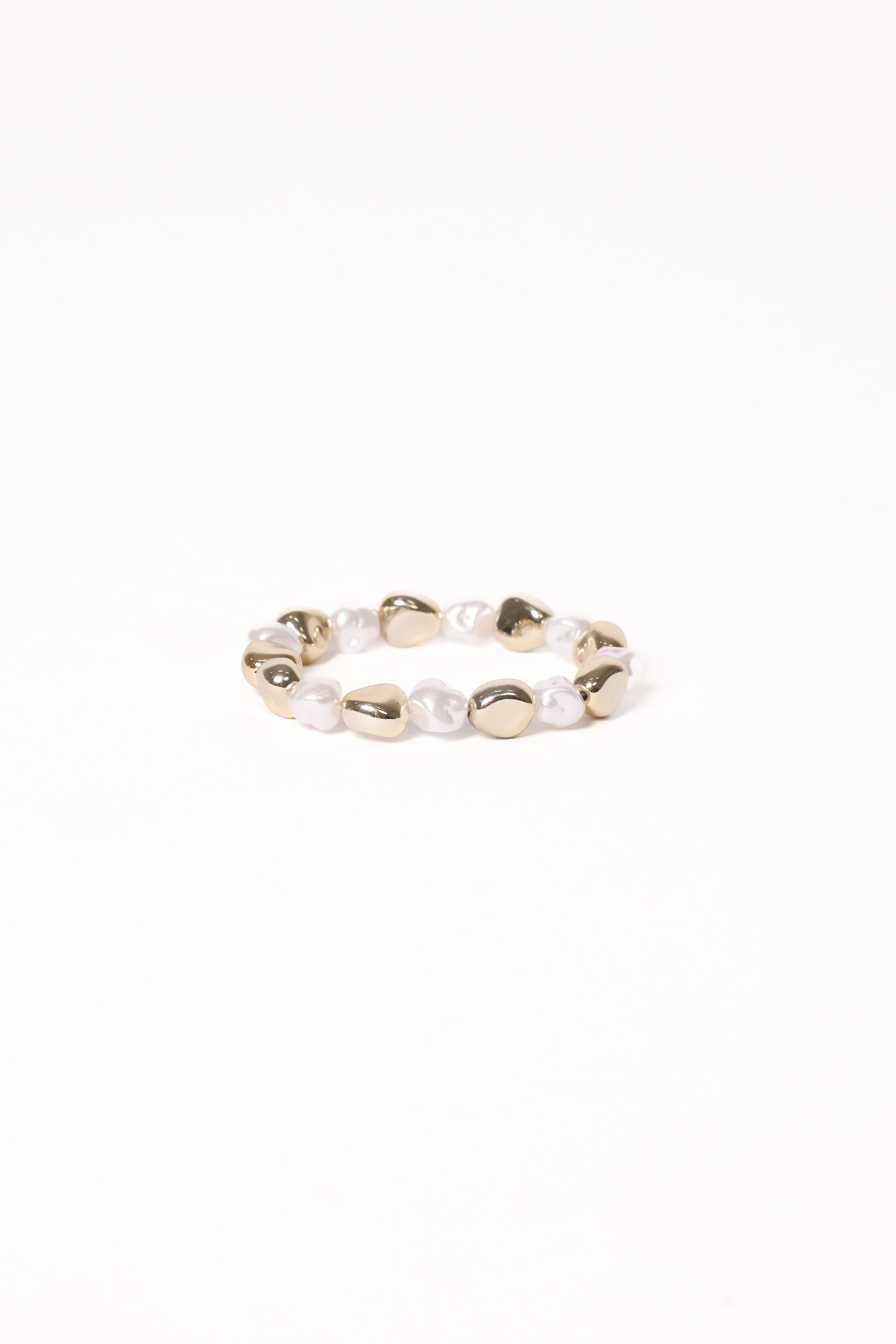 Phoenix Bracelet - Gold/Pearl