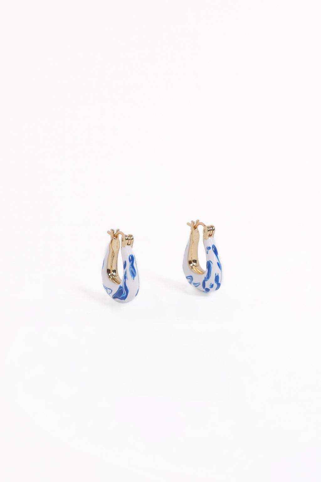 Riven Earrings - Blue