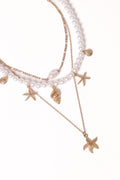 Riviera Necklace - Gold/Pearl
