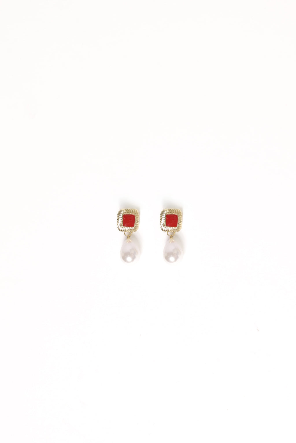 Rosalind Earrings - Gold/Pearl