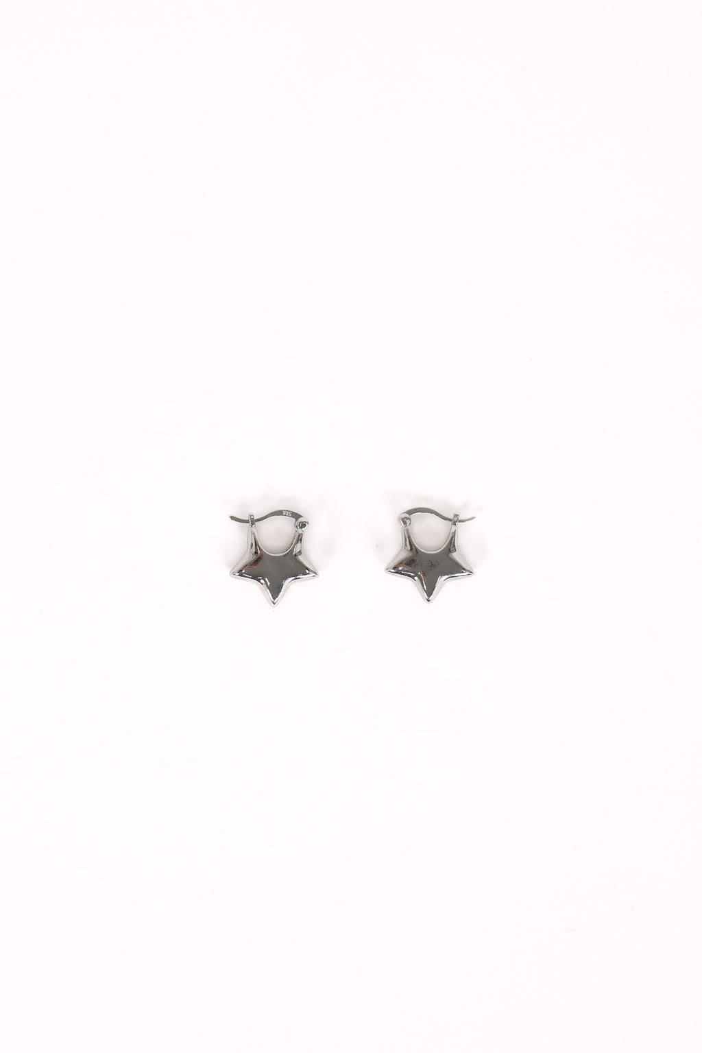 Scarlet Star Earrings - Silver