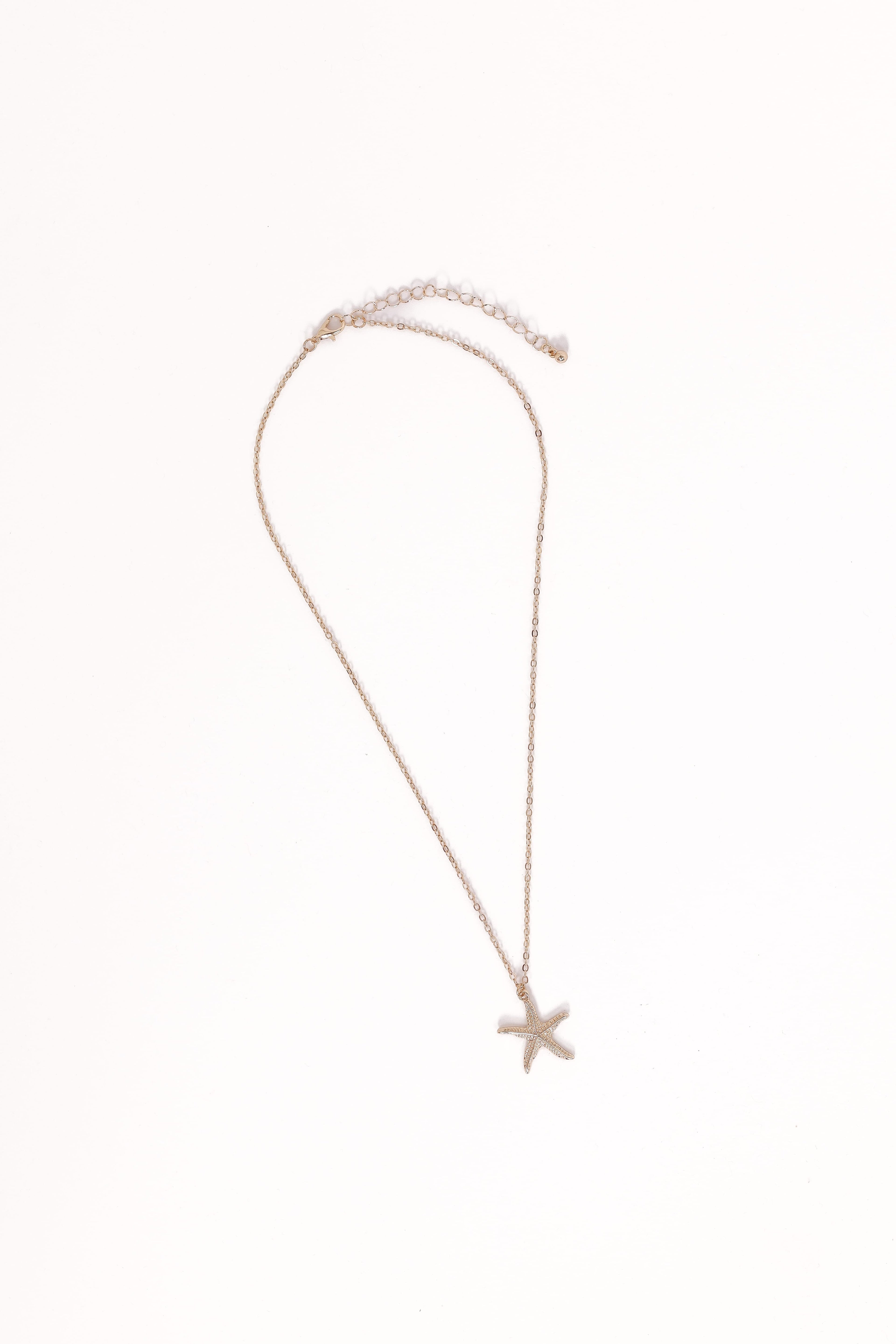 Starfish Necklace - Gold