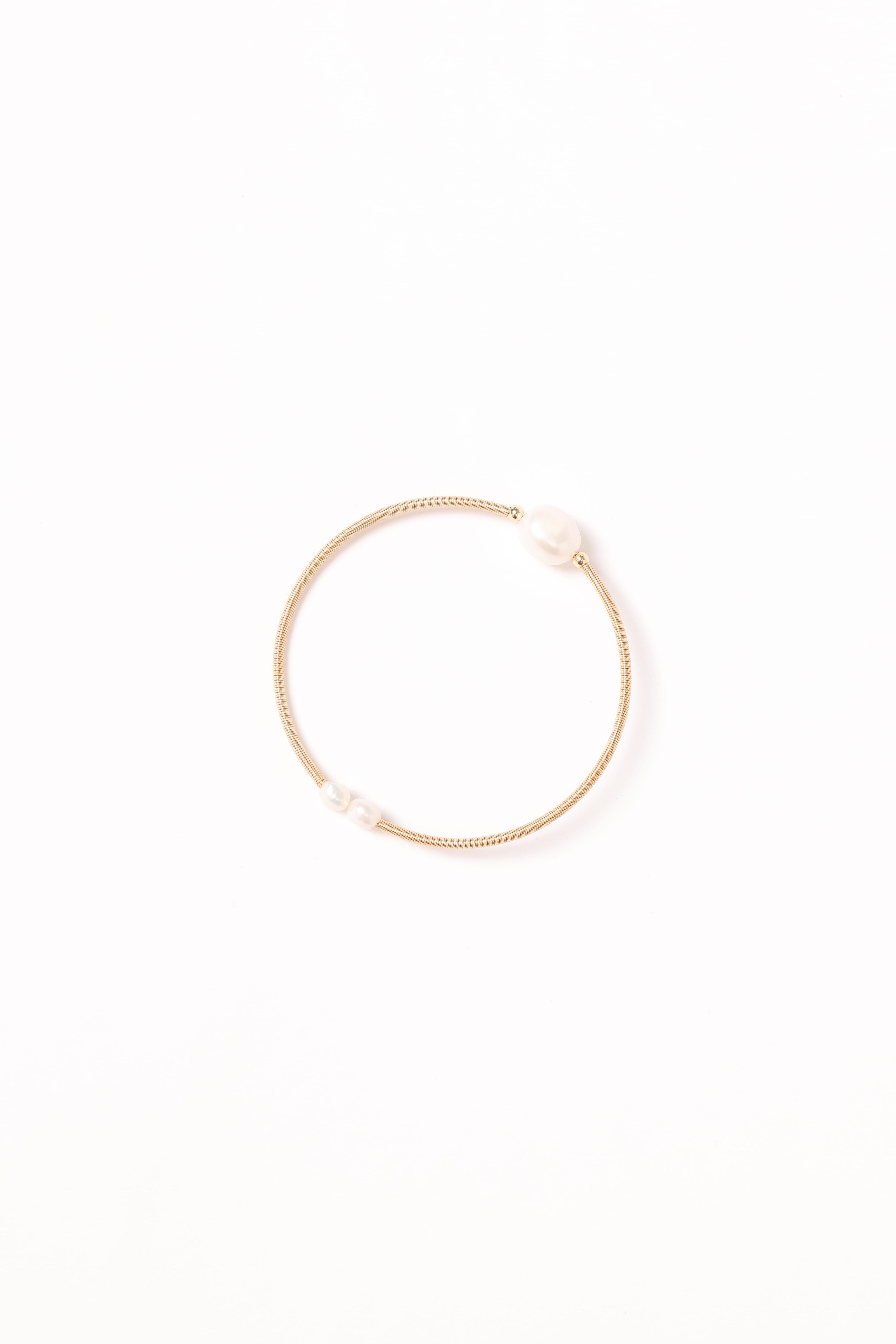 Tilda Bracelet - Gold/Pearl