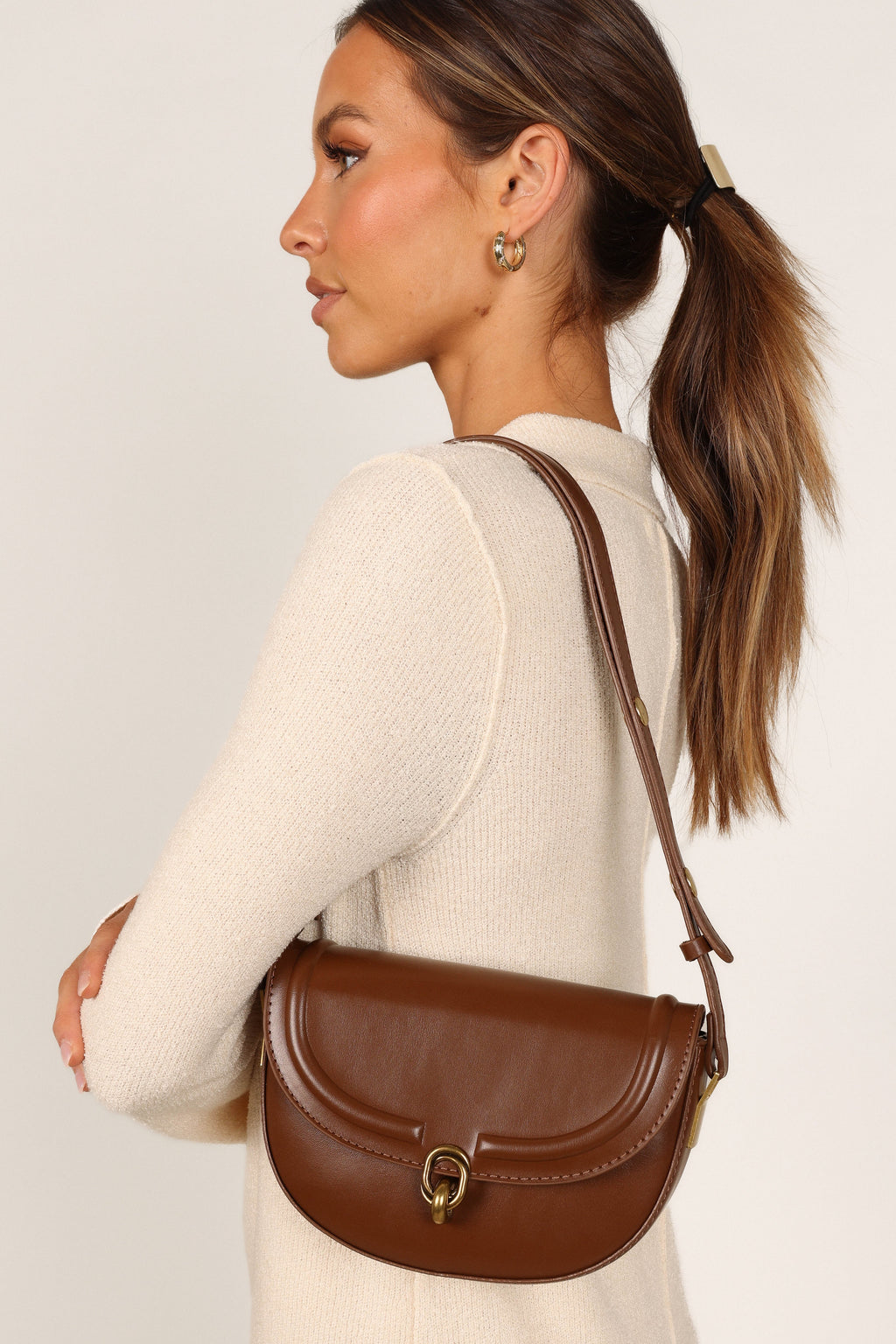 Veronica Crossbody Bag - Tan