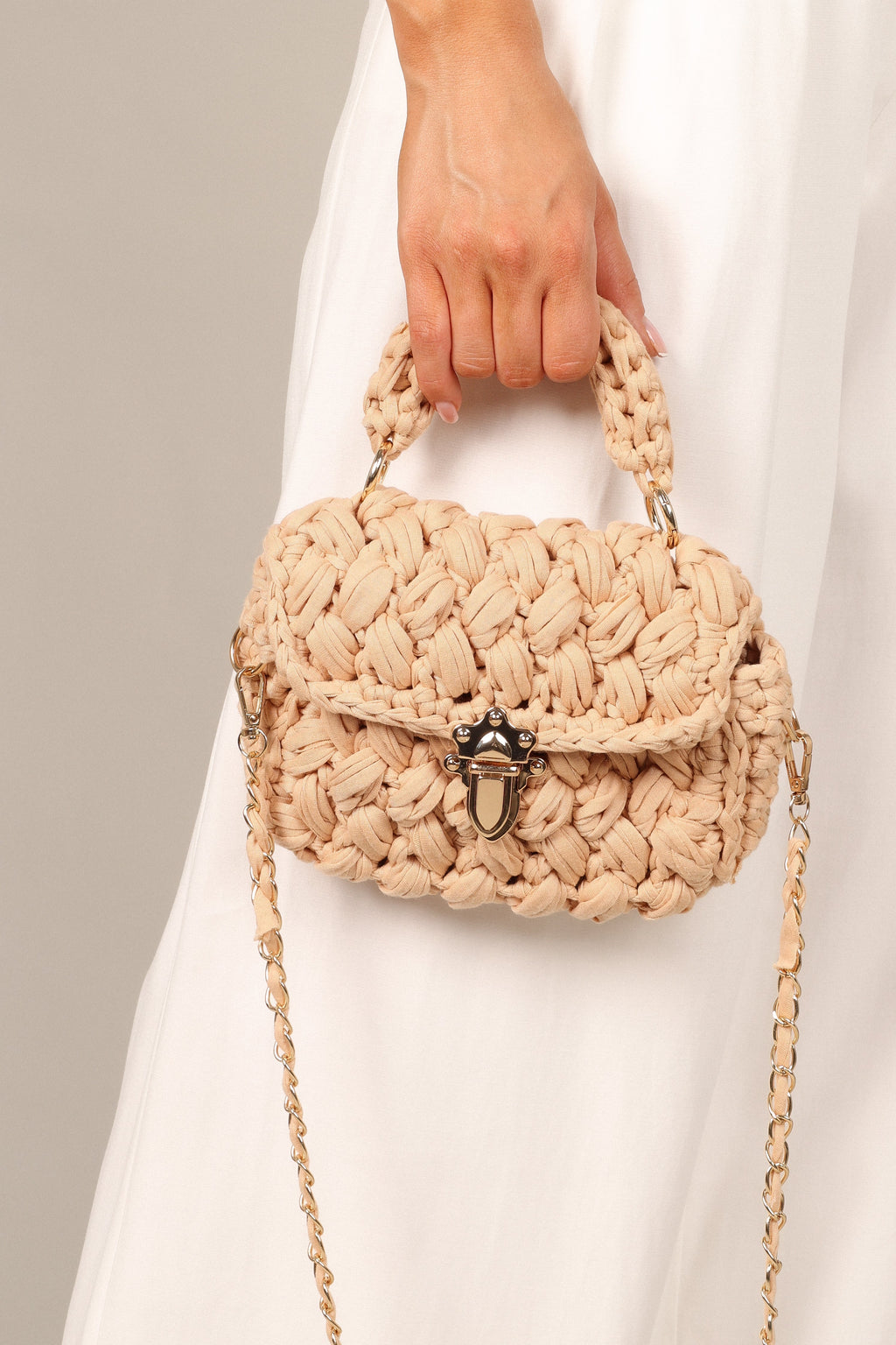 Veve Hand Woven Bag - Natural