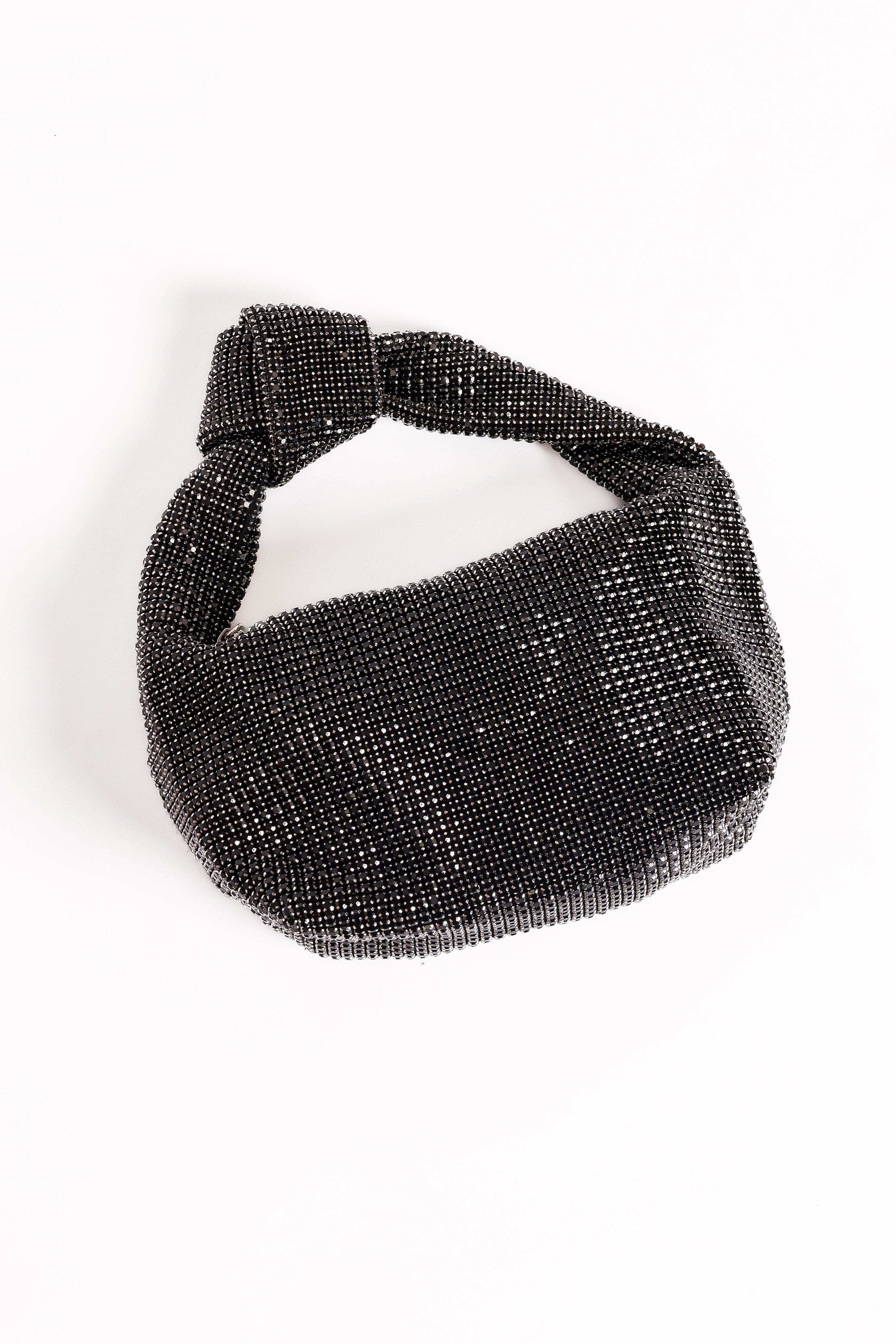 Winona Embellished Bag - Black