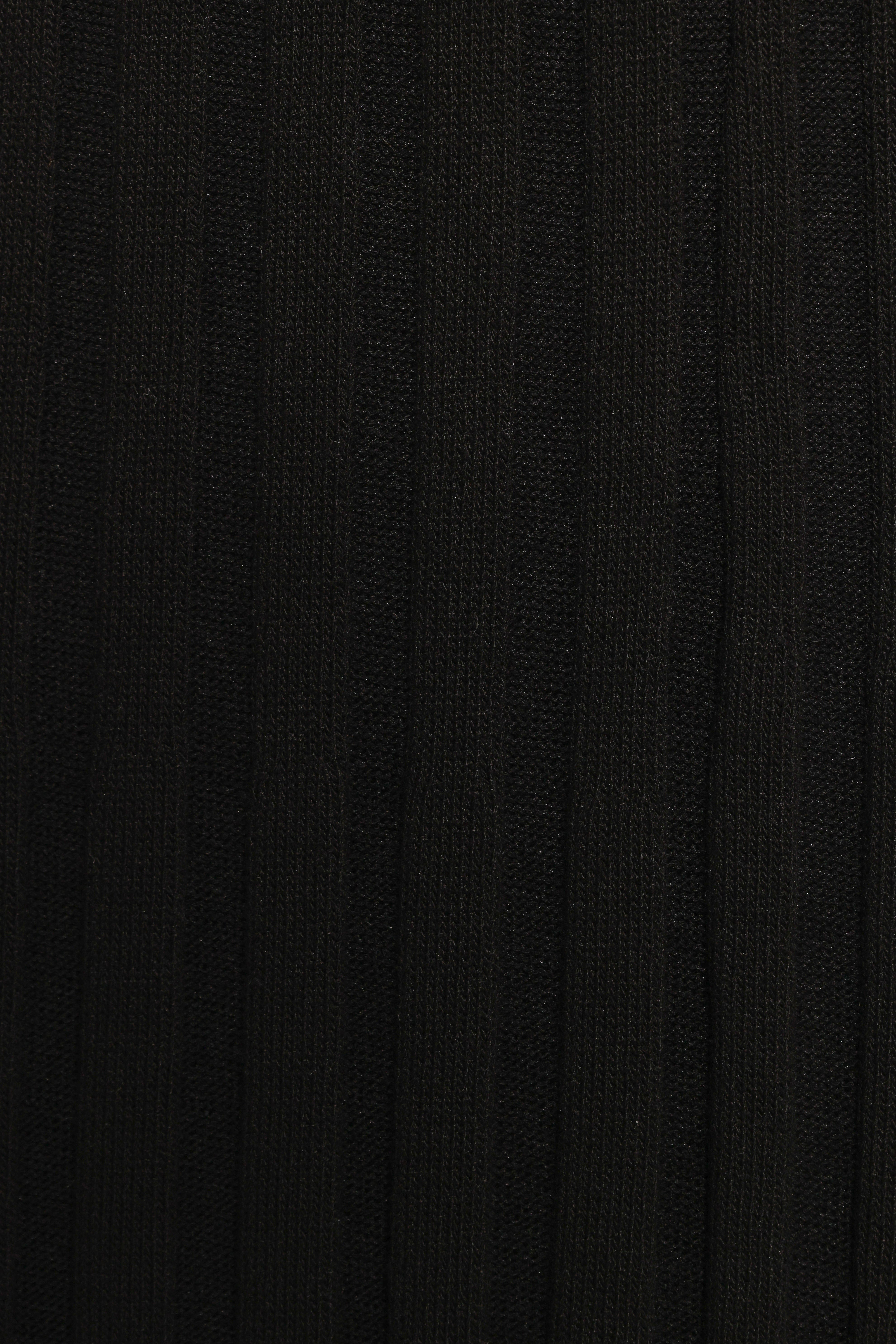 Carson Knit Midi Skirt - Black