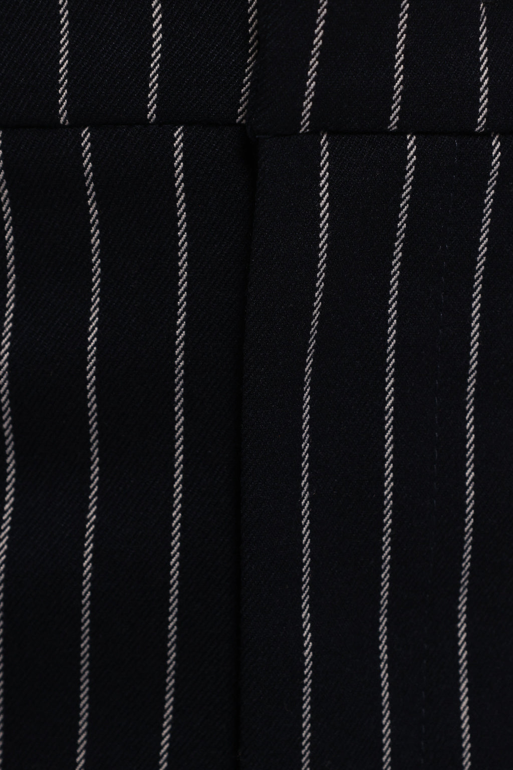 Ellory Midi Skirt - Navy Pinstripe