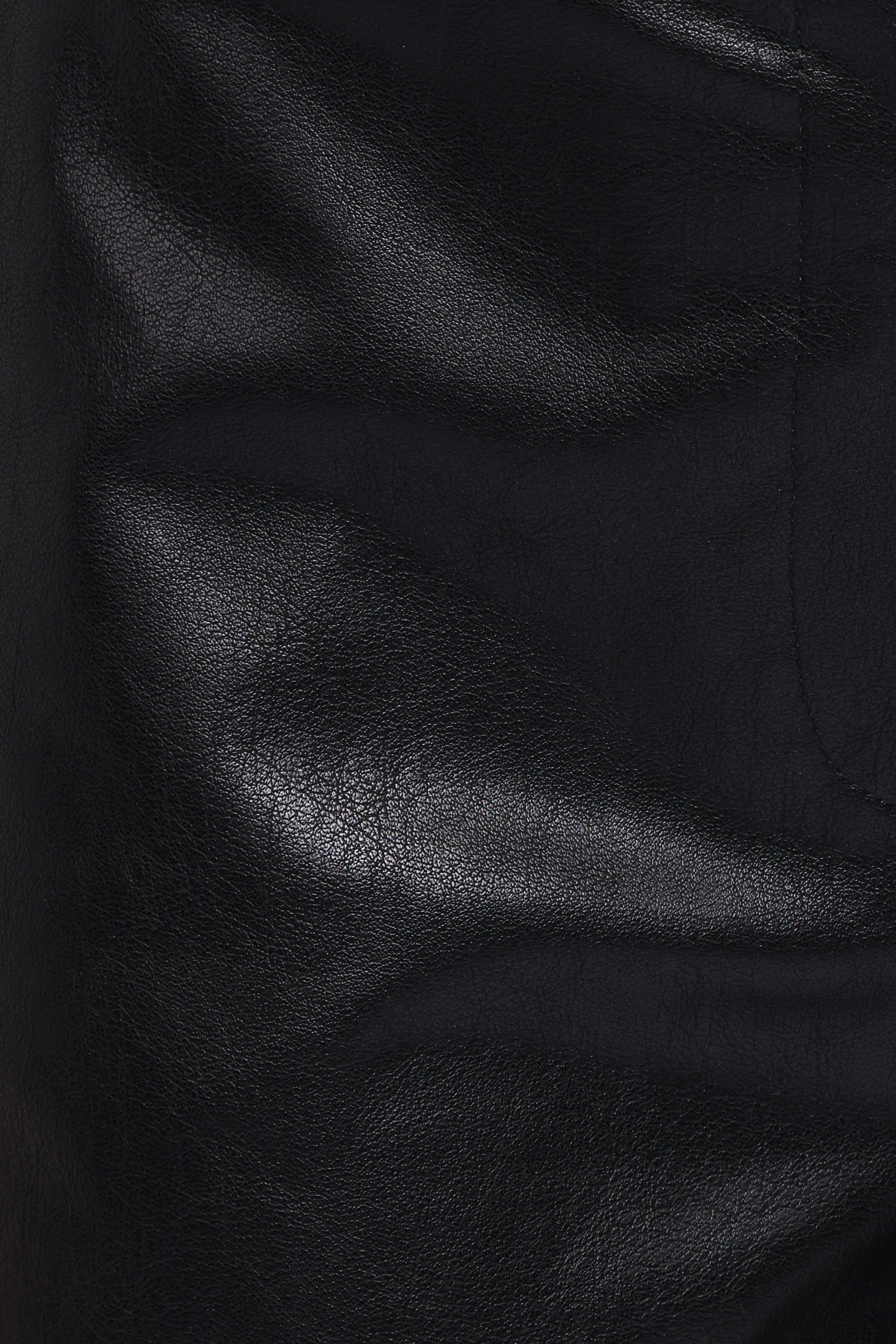 Fable Leather Shorts - Black