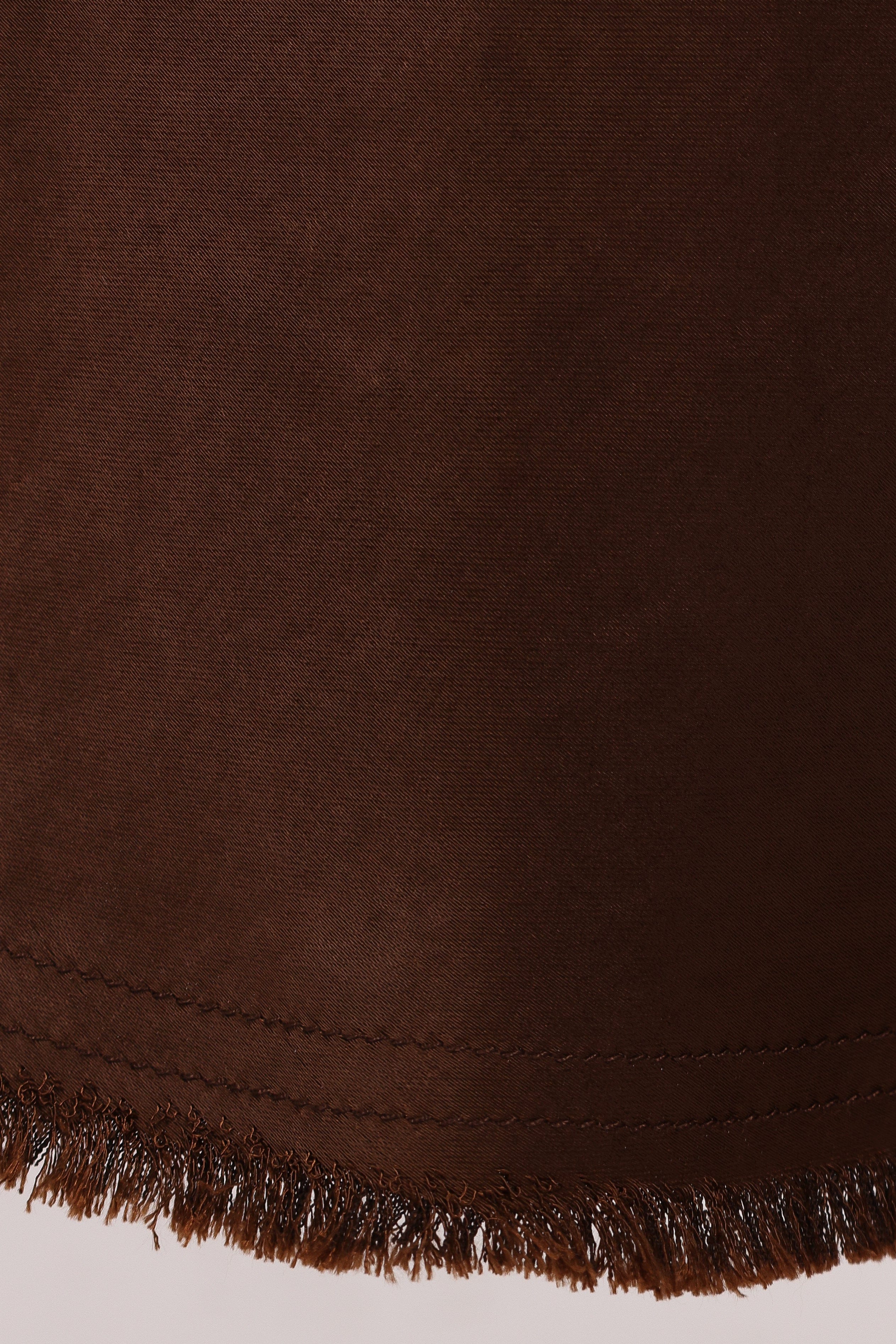 Kora Midi Skirt - Brown
