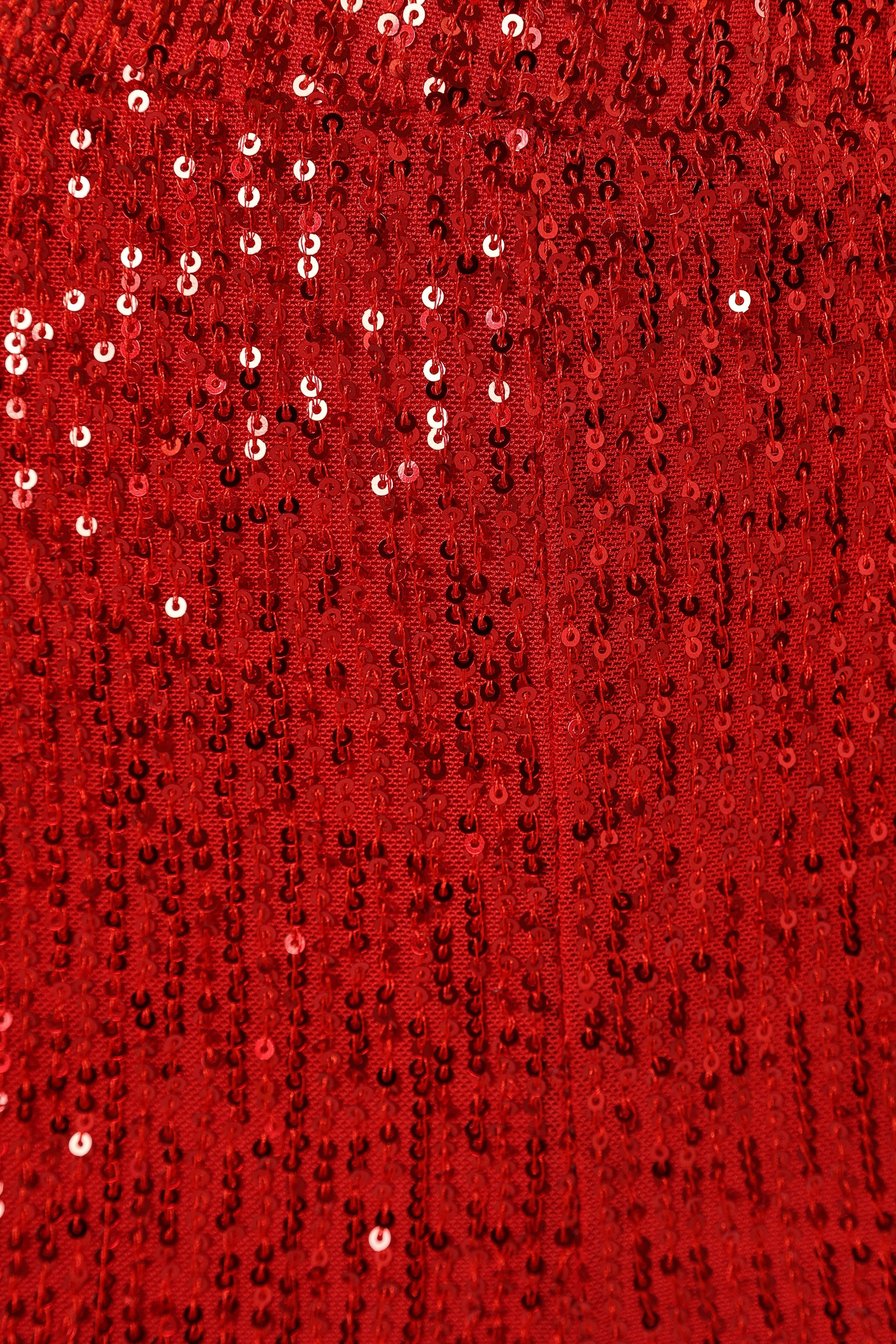 Lilianna Sequin Flare Pant - Red