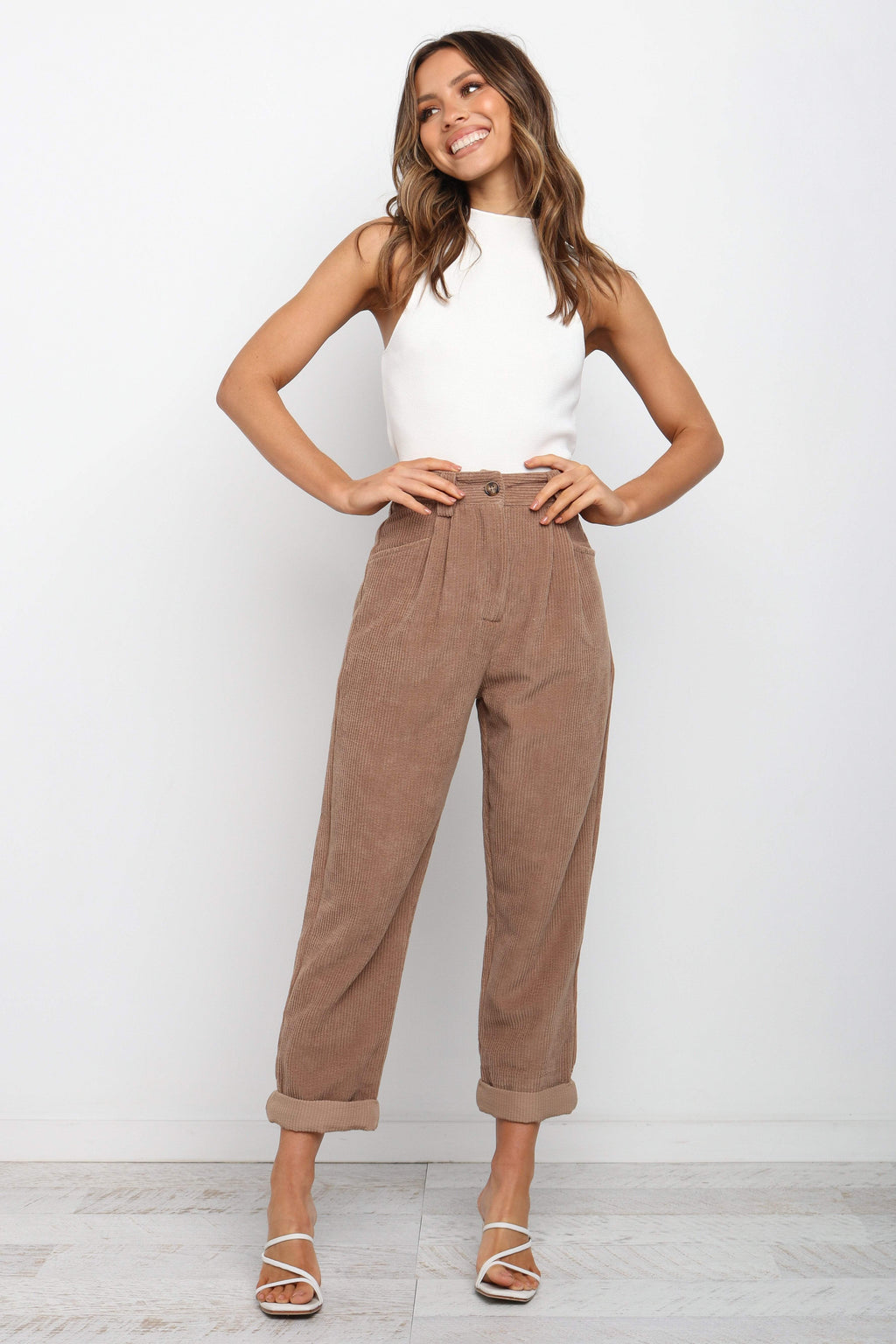 Talaren Cord Pant - Brown