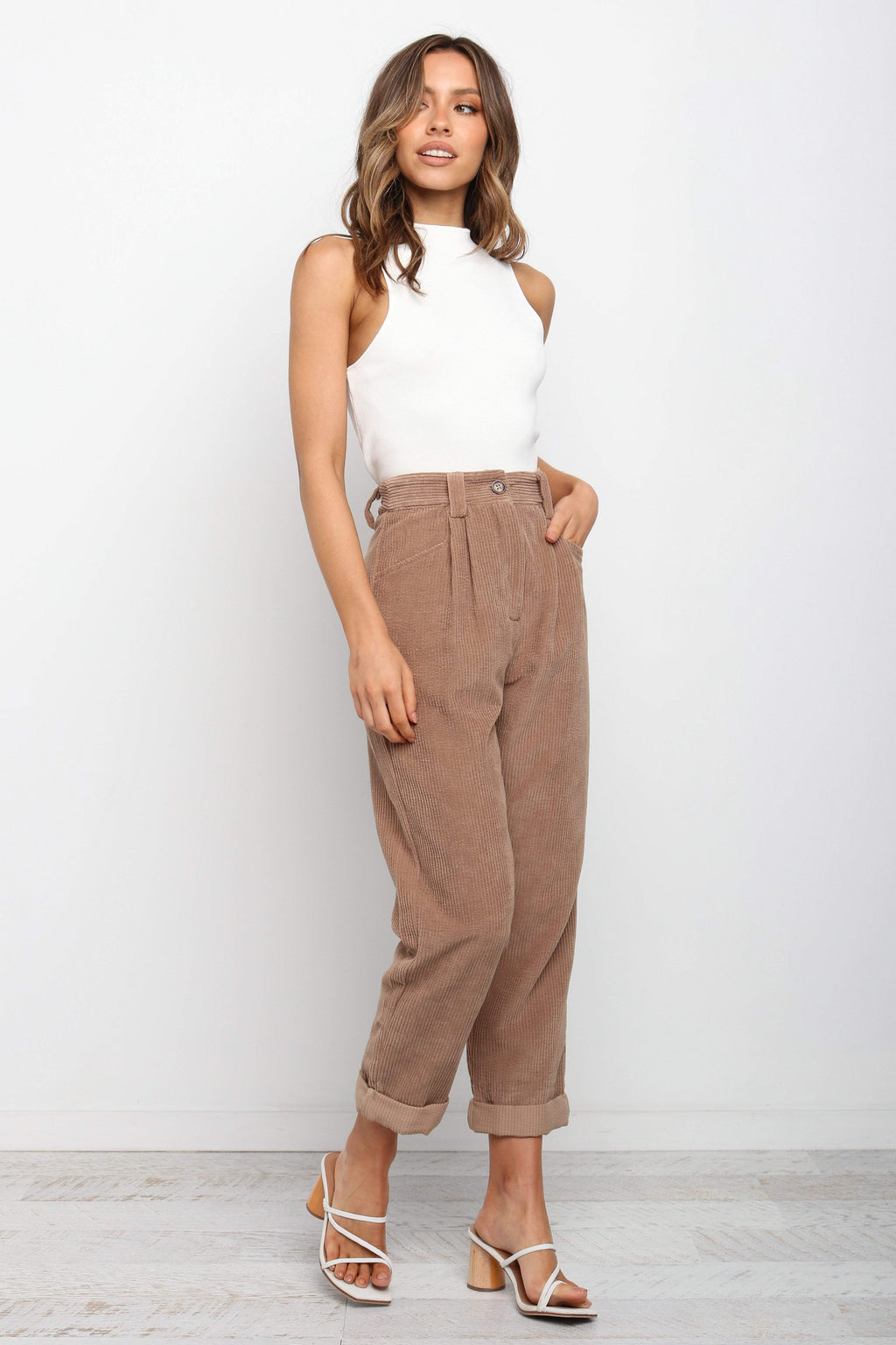 Talaren Cord Pant - Brown