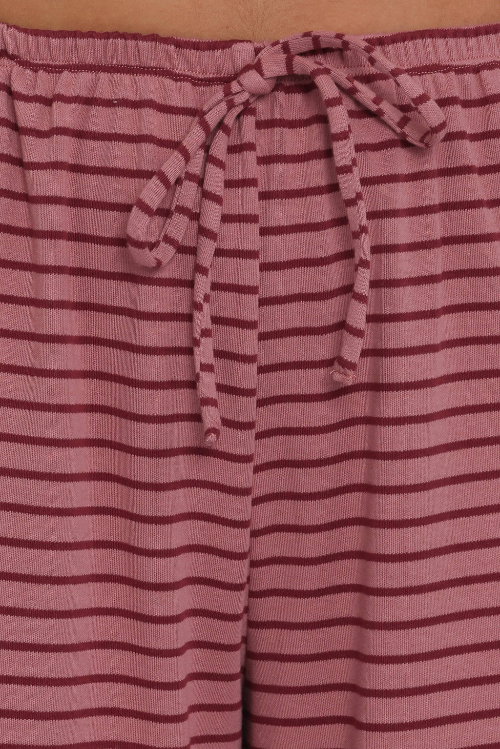 Wilda Knit Pant - Pink Red Stripe