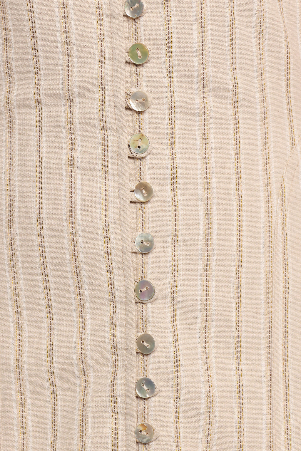 Aisling Midi Dress - Beige Gold