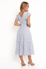 Asher Midi Dress - Blue