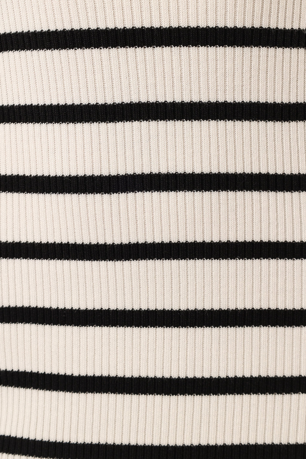 Ashyton Striped Midi Dress - White/Black