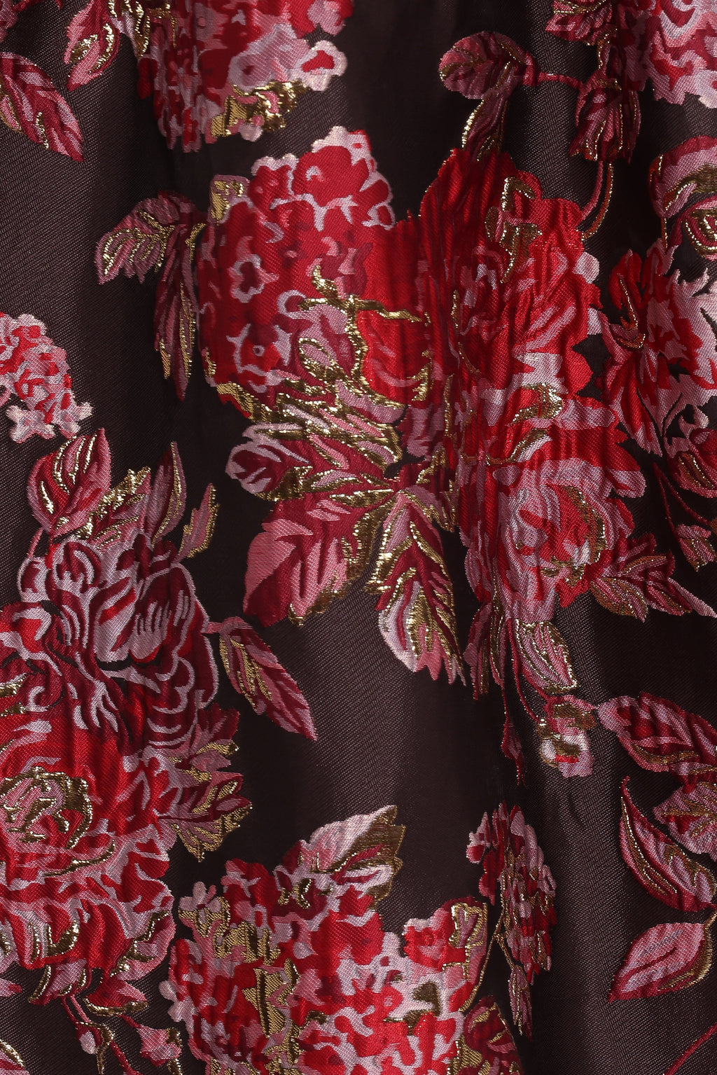 Betina Bow Front Maxi Dress - Brown Floral