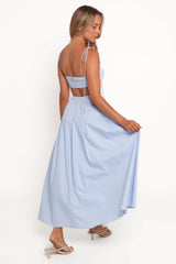 Briony Midi Dress - Blue