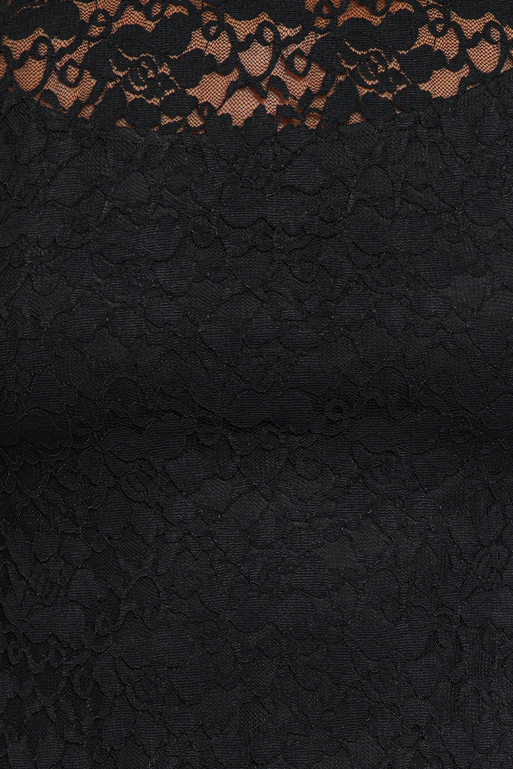 Davina Long Sleeve Midi Dress - Black