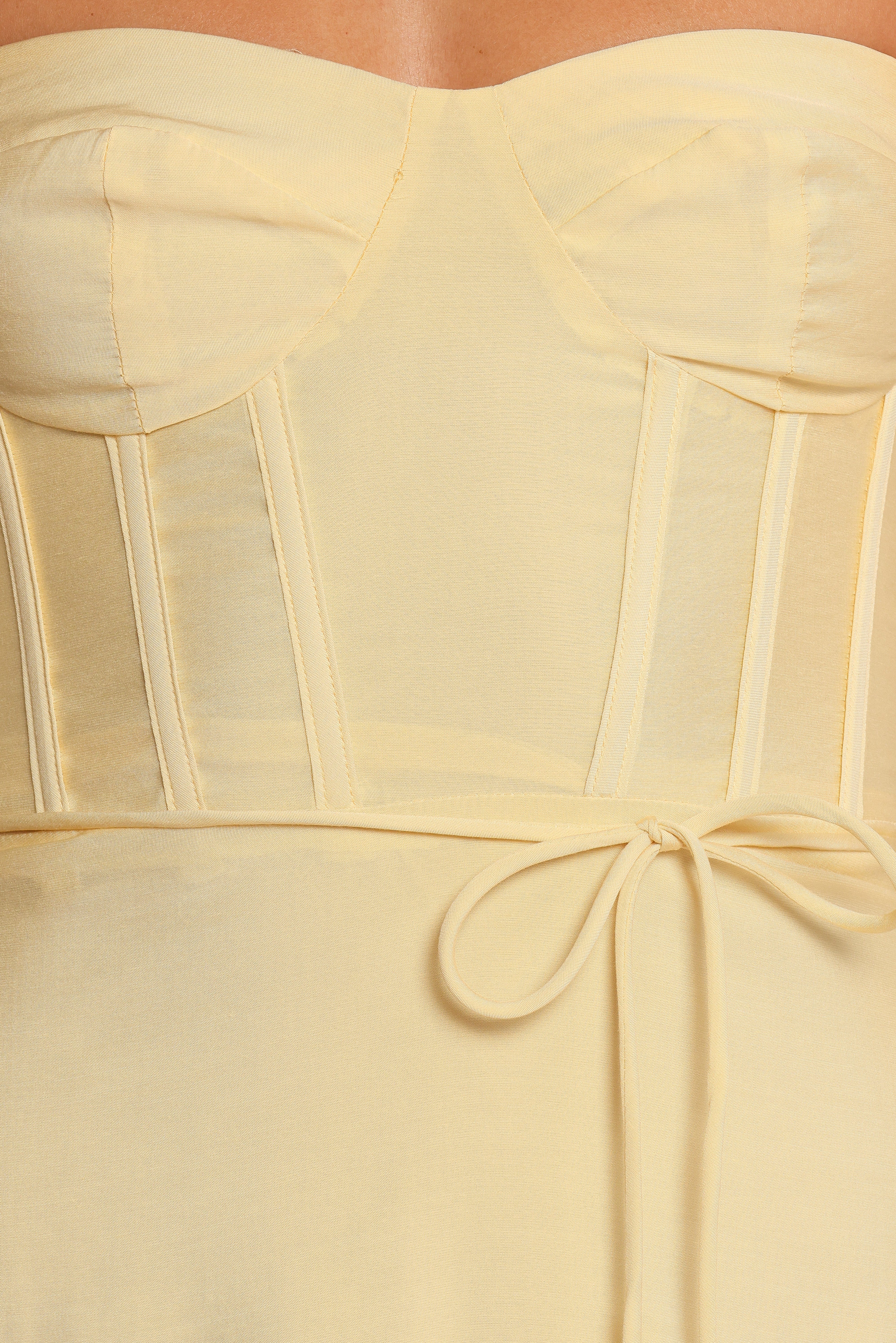 Della Midi Dress - Yellow
