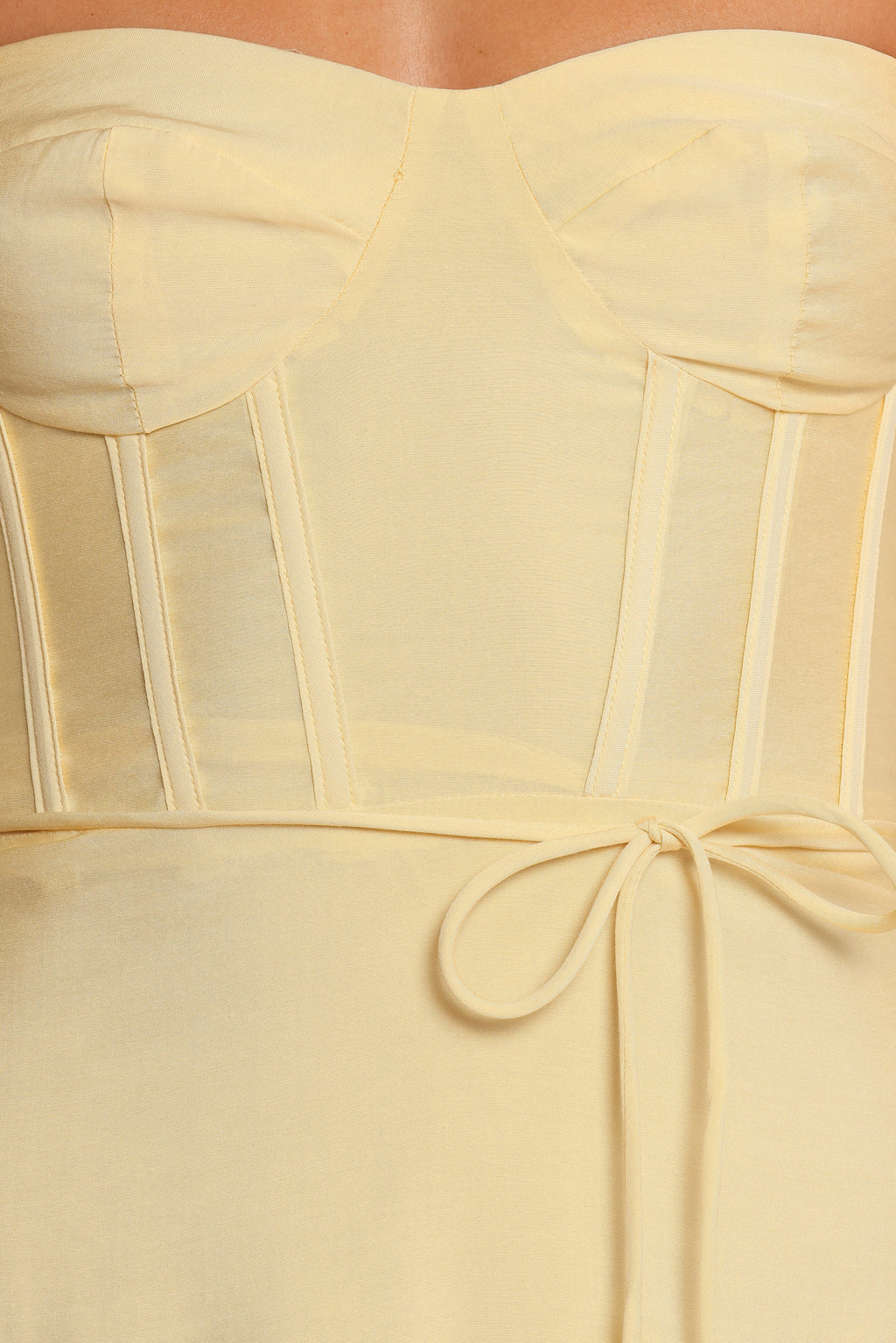 Della Midi Dress - Yellow