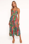 Eleonora Midi Dress - Calypso Coral