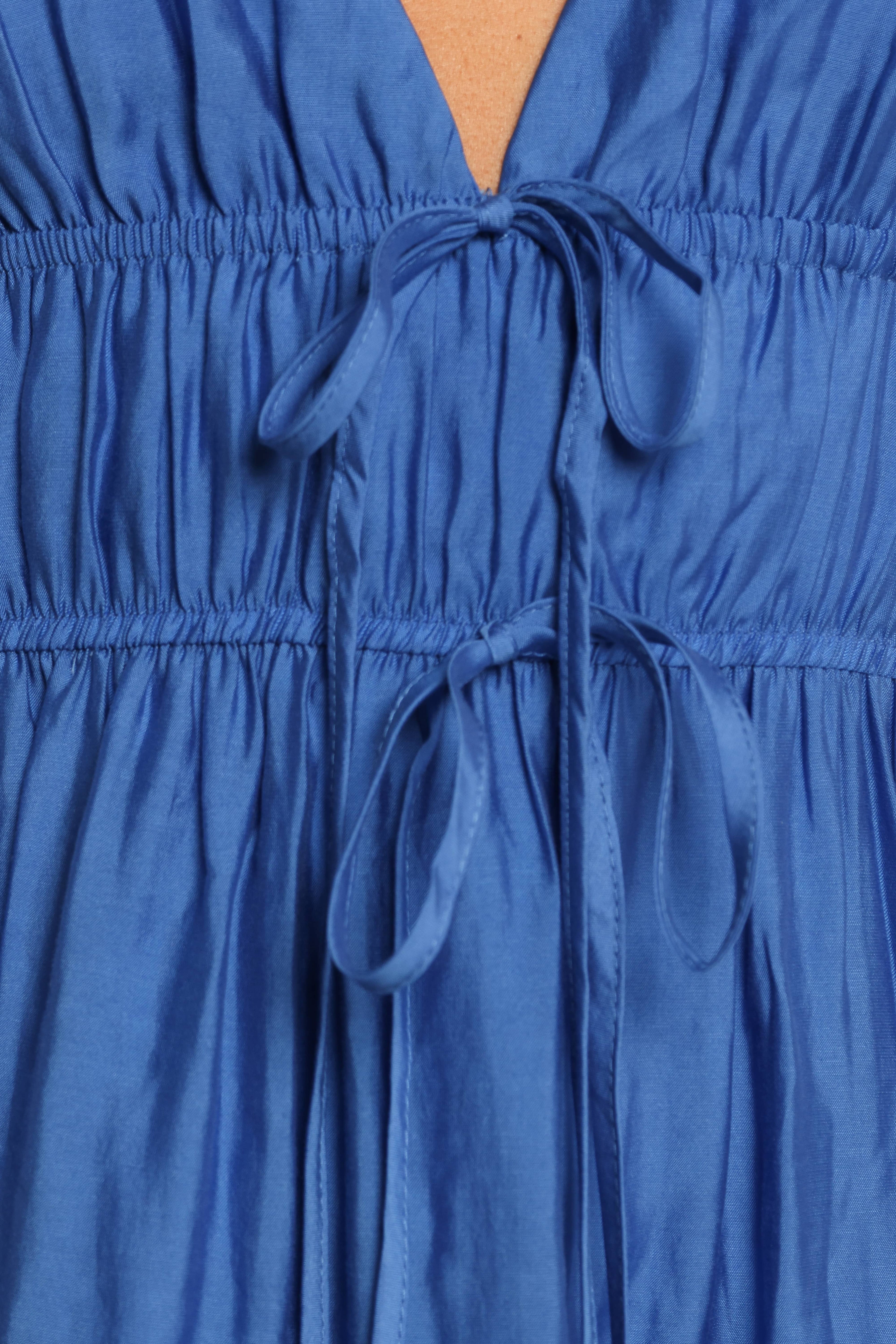 Elowen Midi Dress - Cobalt Blue