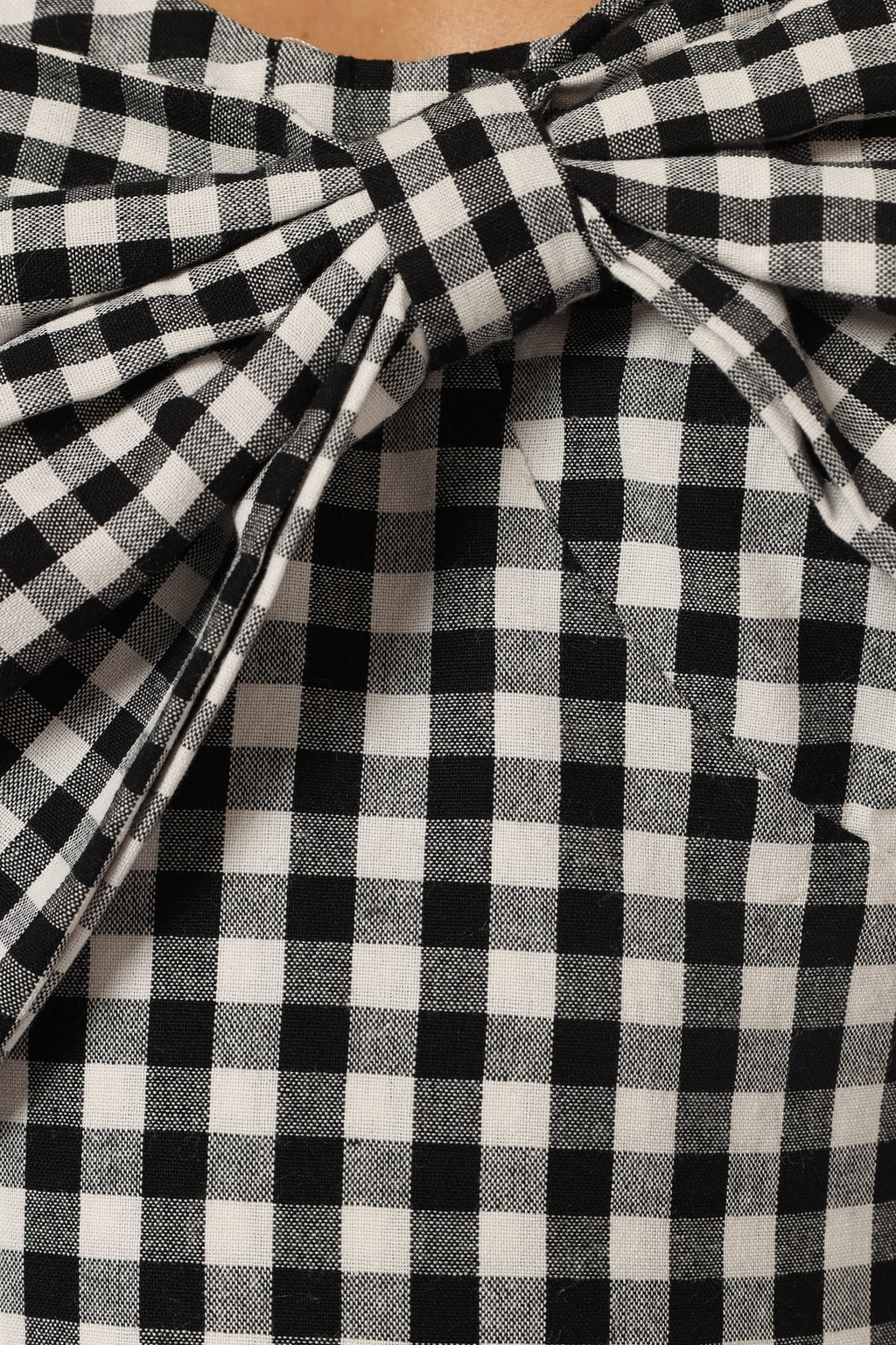 Hailee Maxi Dress - Black Gingham