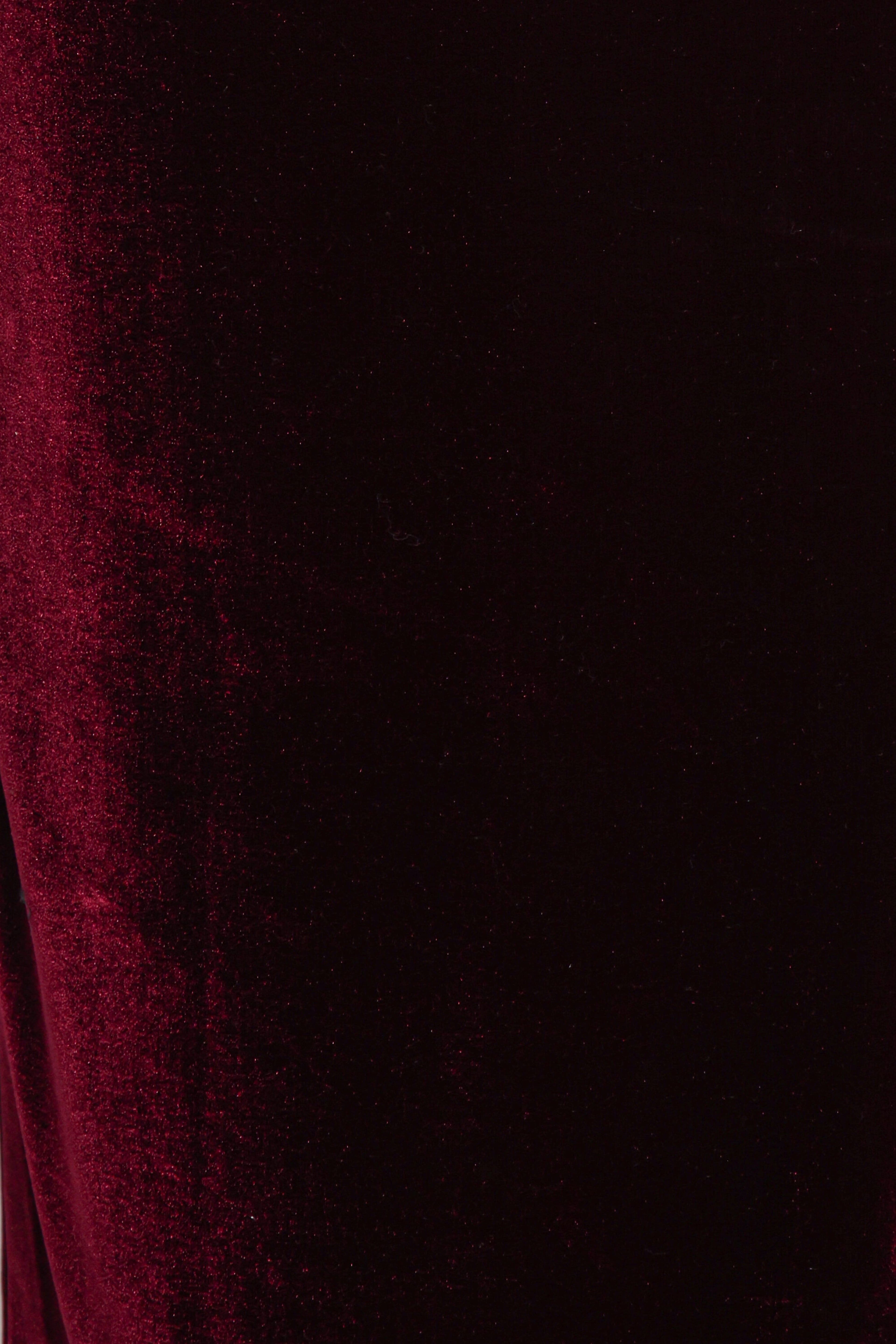 Hyatt Velvet Dress - Burgundy